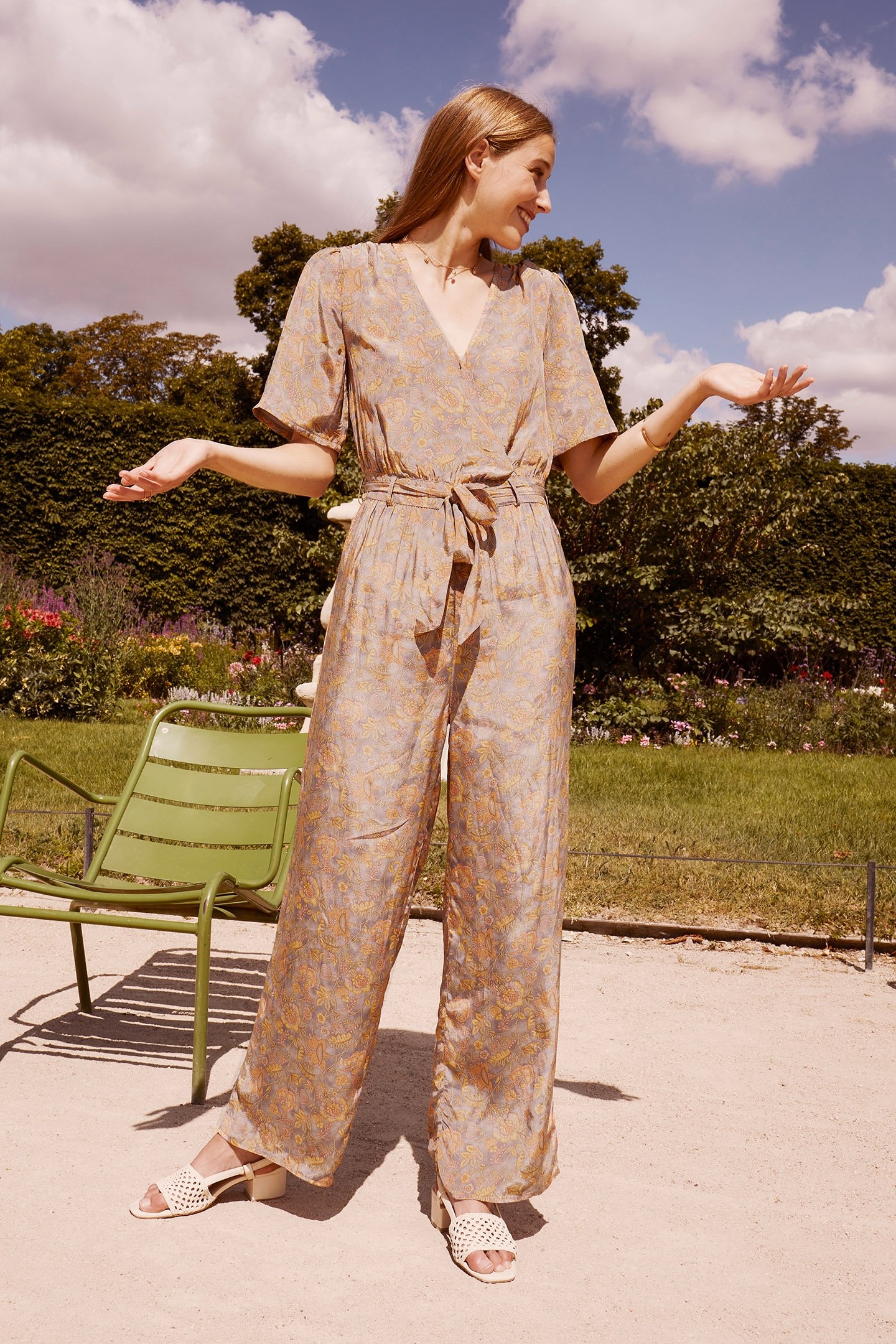 JUMPSUIT ATINA CALIFORNIA FLOWERS 1