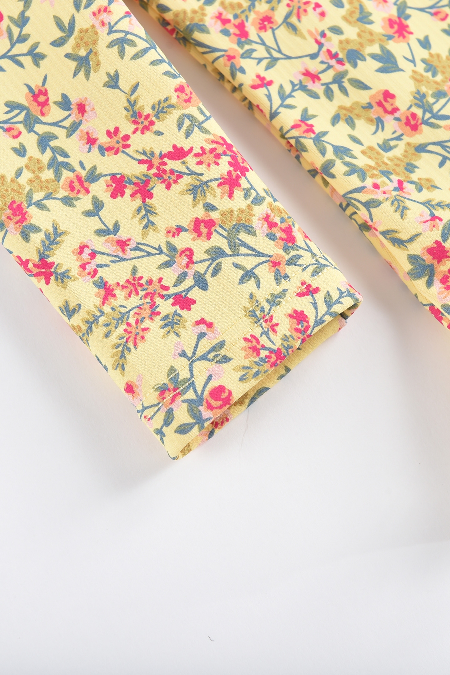 UV SWIMSUIT AURELIE YELLOW SPRING FLOWER 7