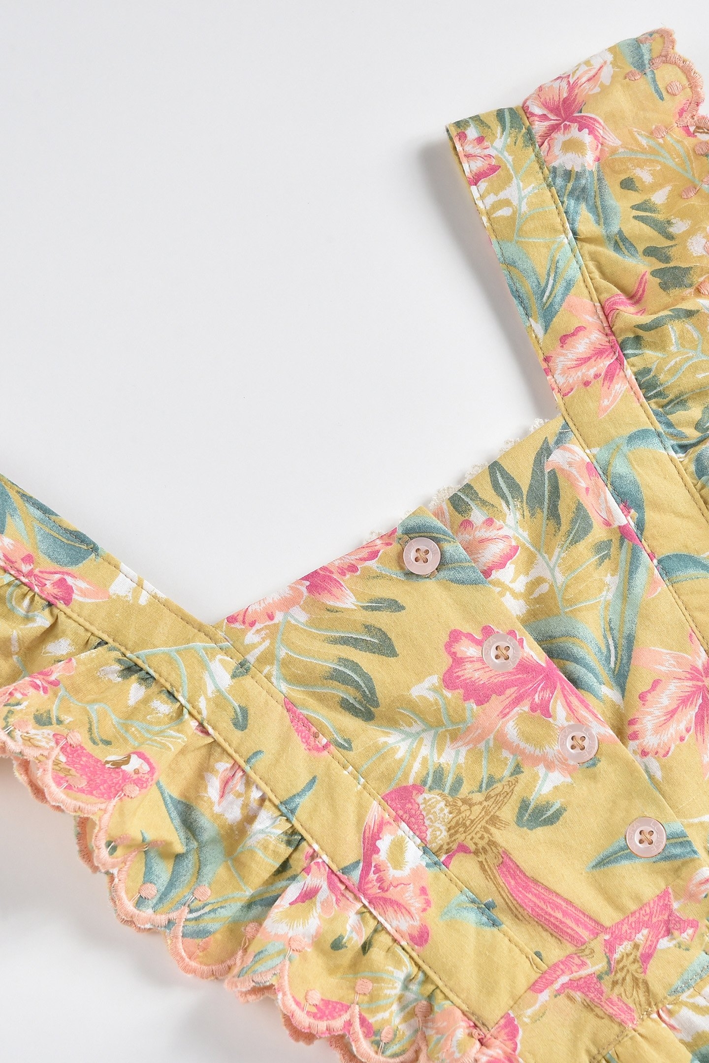 DRESS MISTINGUETTE SOFT HONEY PARROTS 8