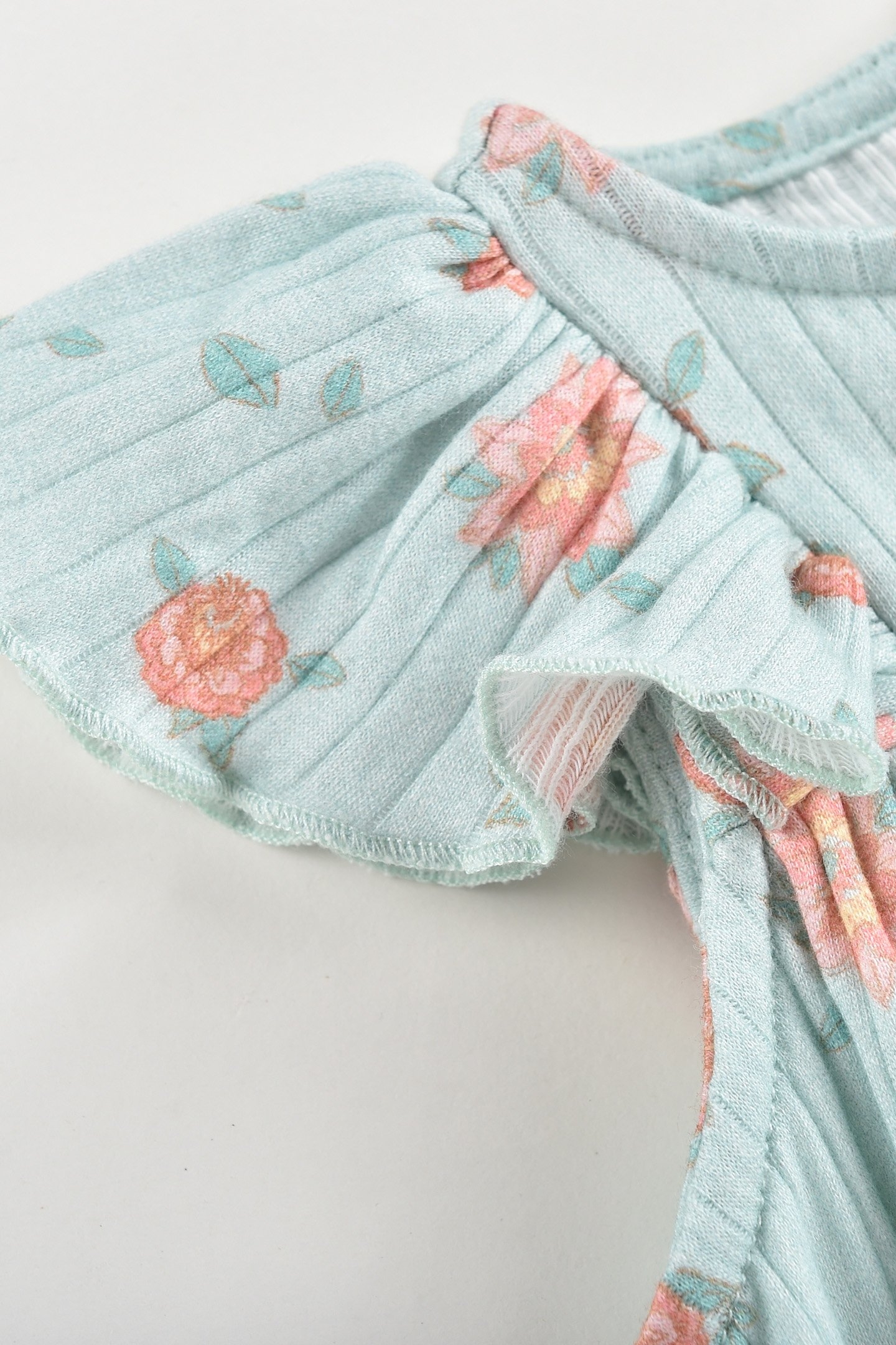 DRESS AMITA VINTAGE BLUE FLOWERS 7