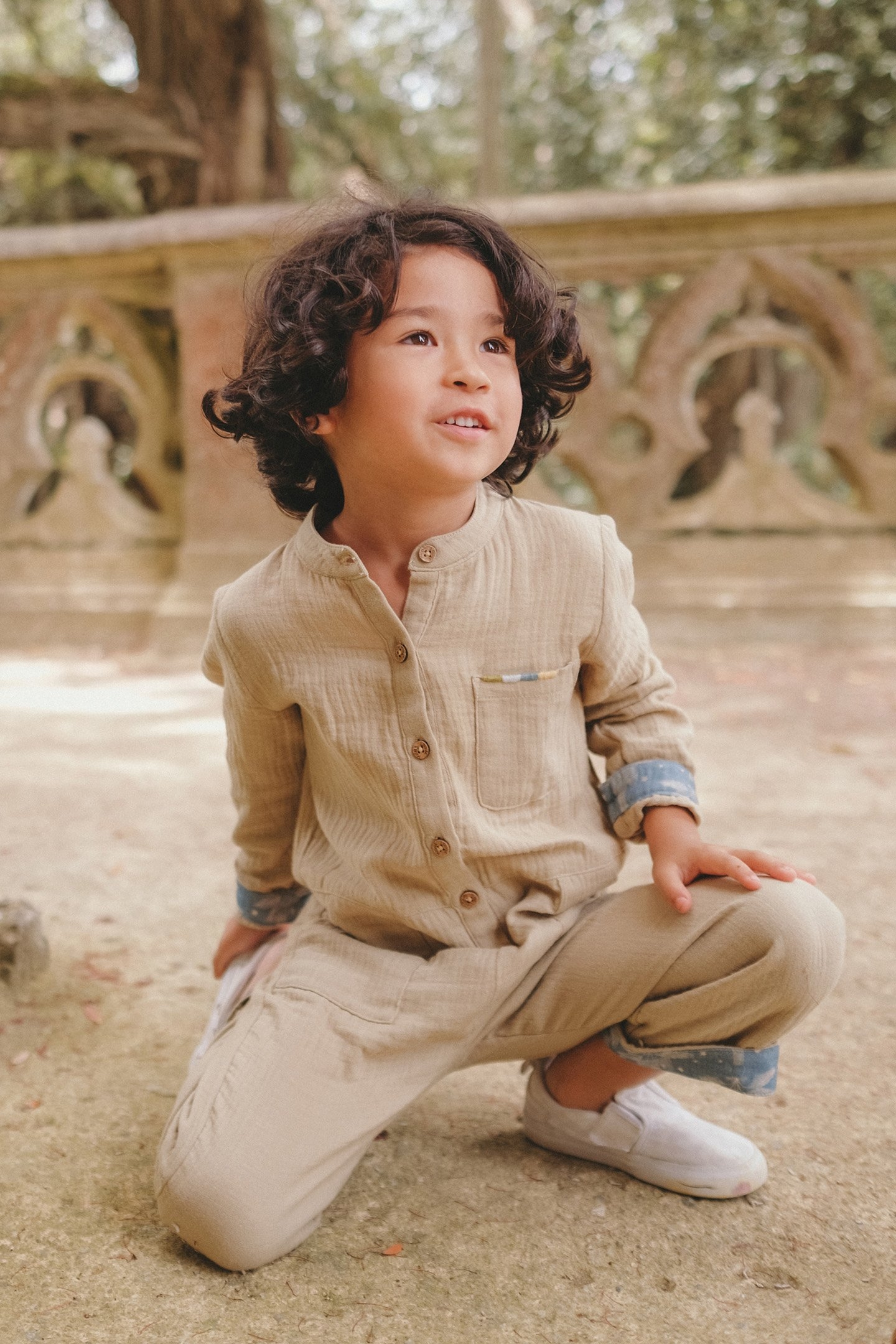 JUMPSUITS AGASH LIGHT KHAKI 2