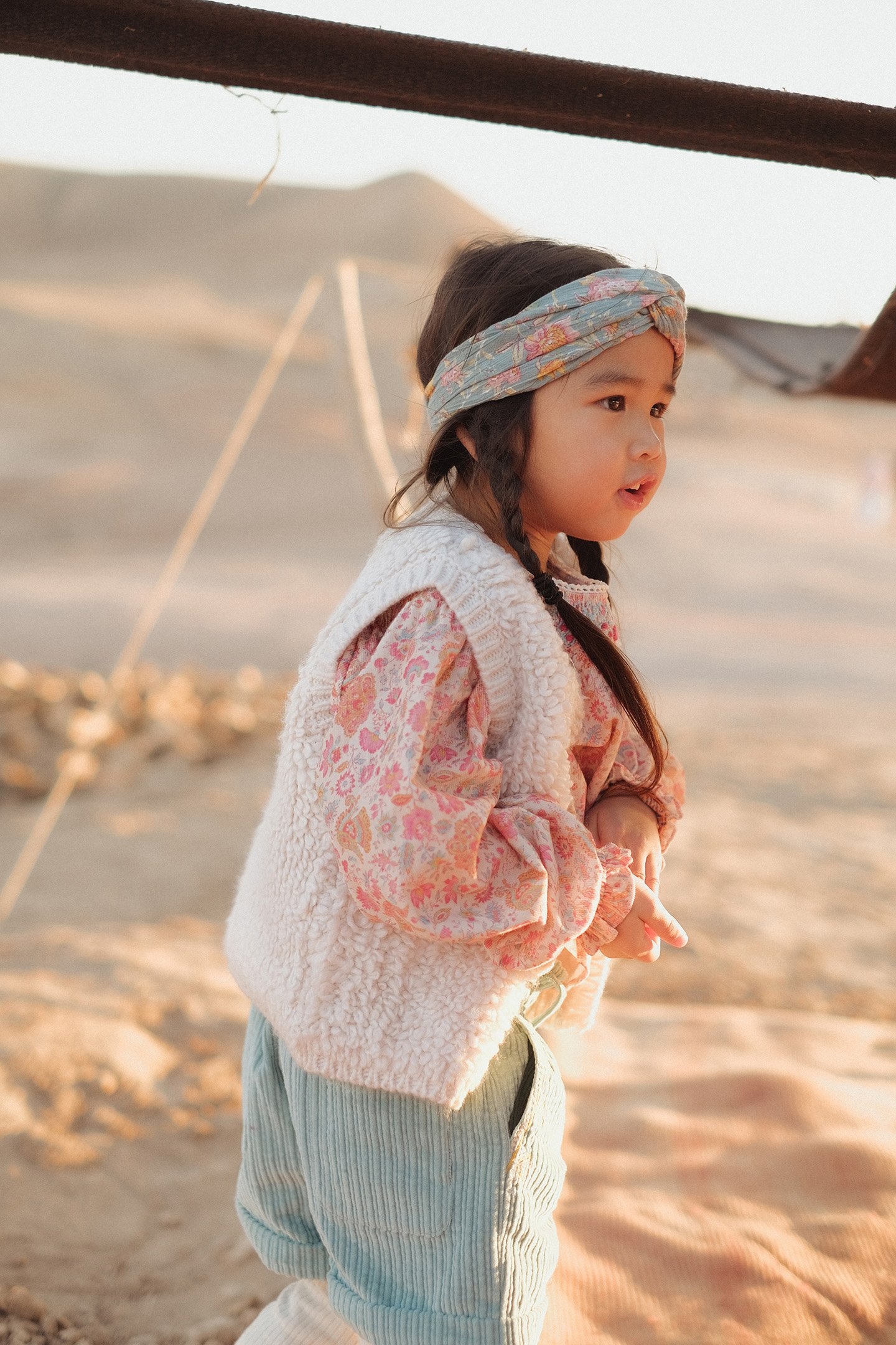 BLOUSE MAHINA CREAM FLOWER FIELDS 2