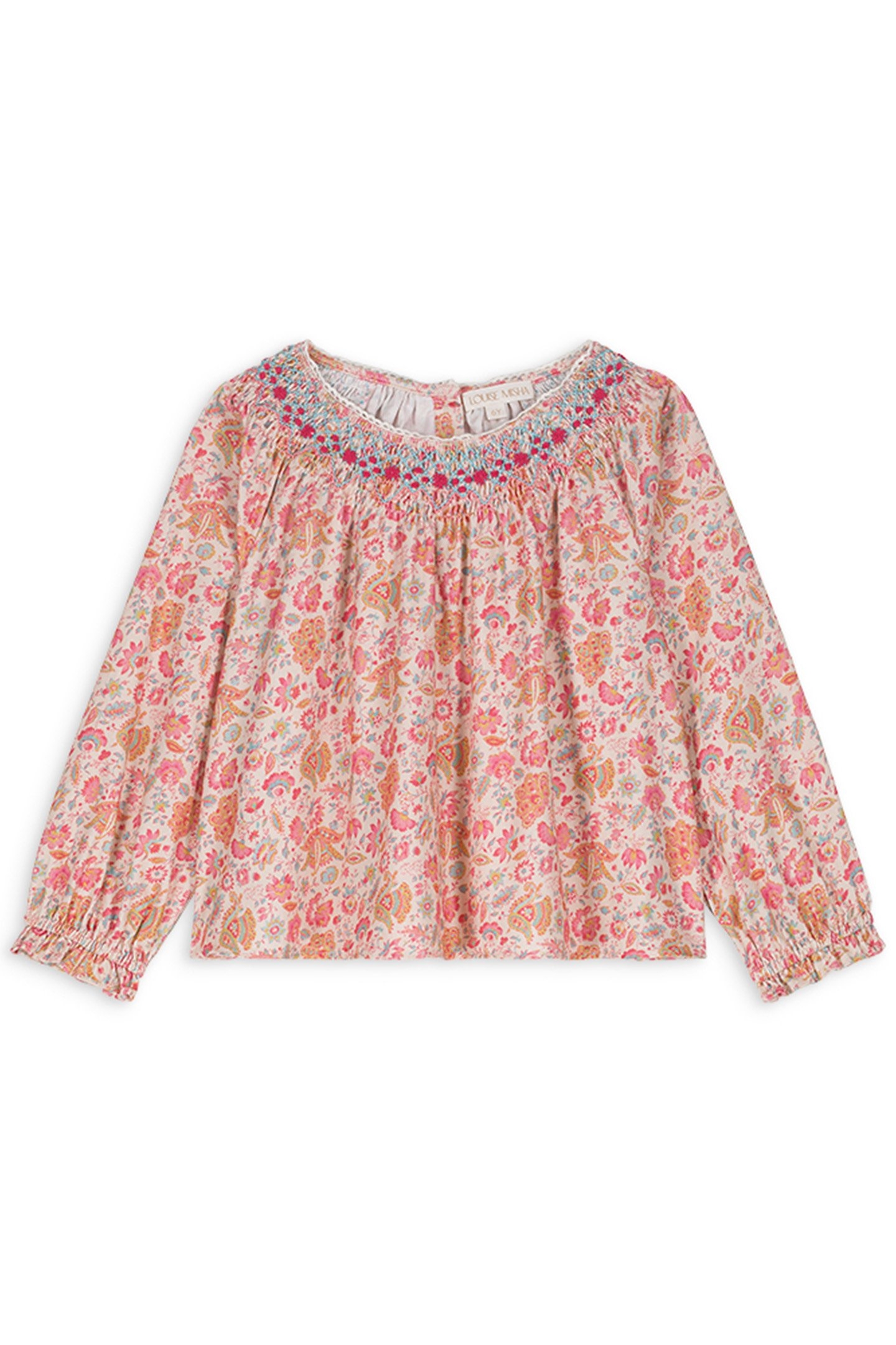 BLOUSE MAHINA CREAM FLOWER FIELDS 1