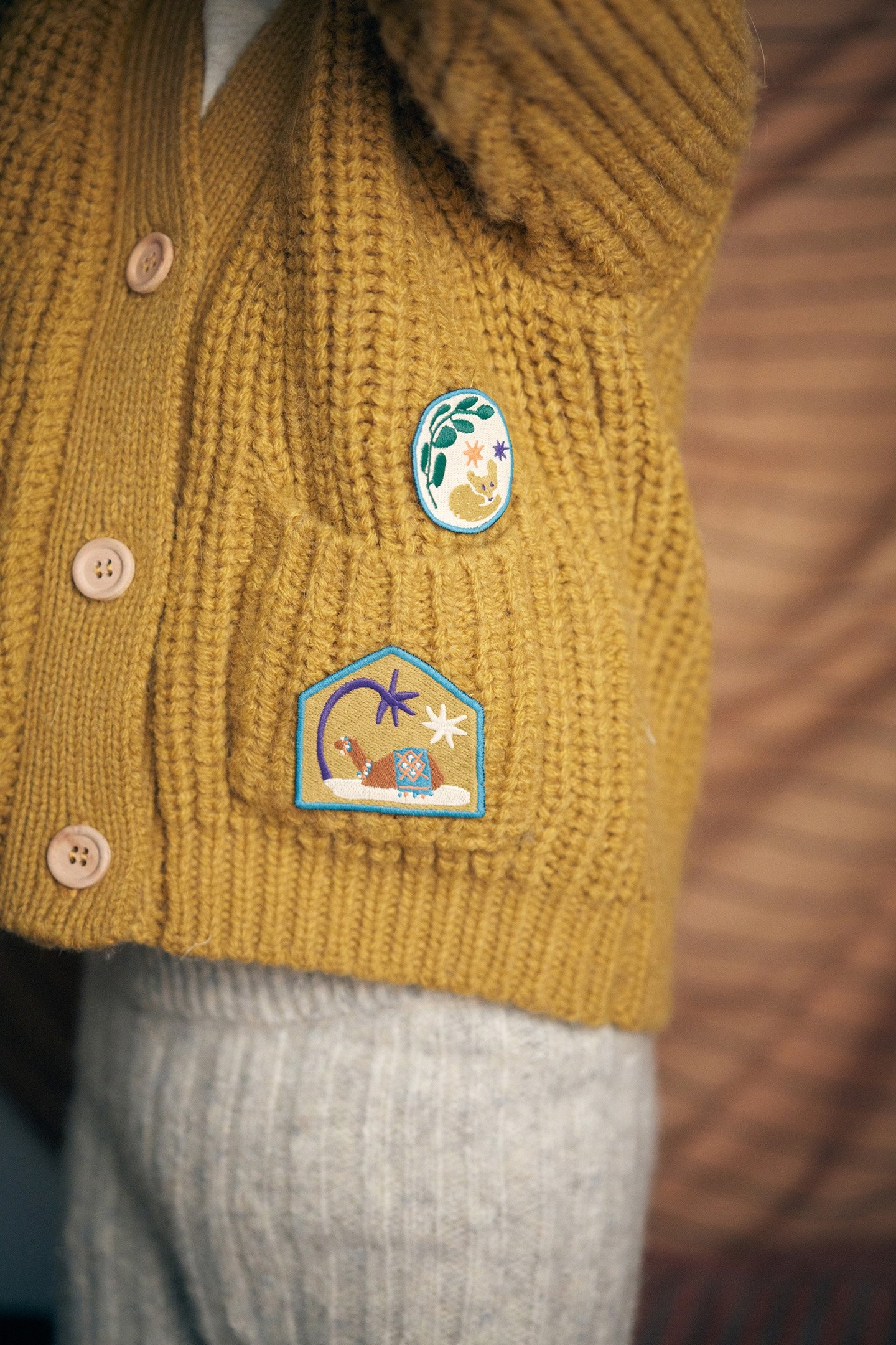 CARDIGAN POLO HONEY 6