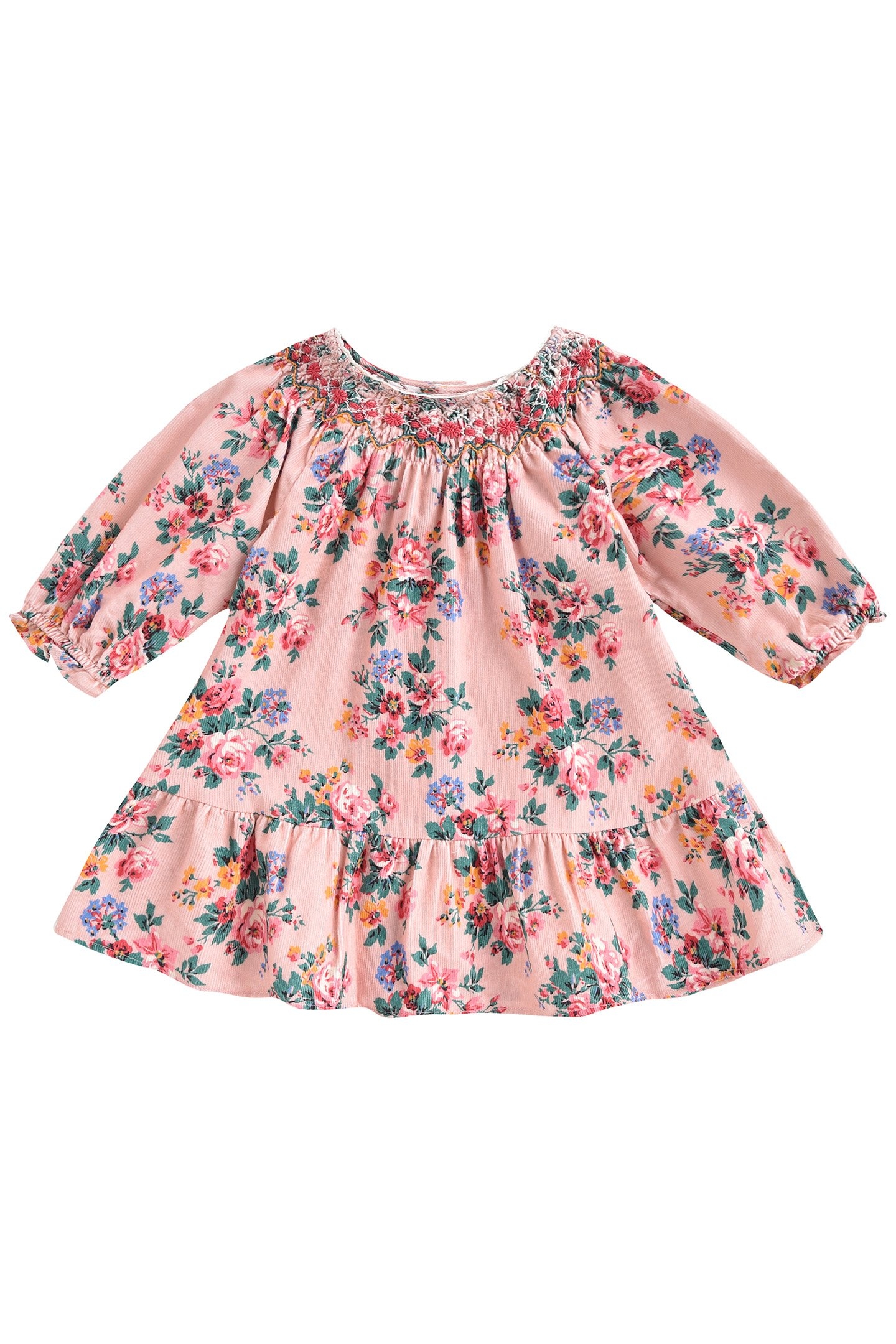 DRESS BAHYA PINK SEYLAN FLOWERS 1