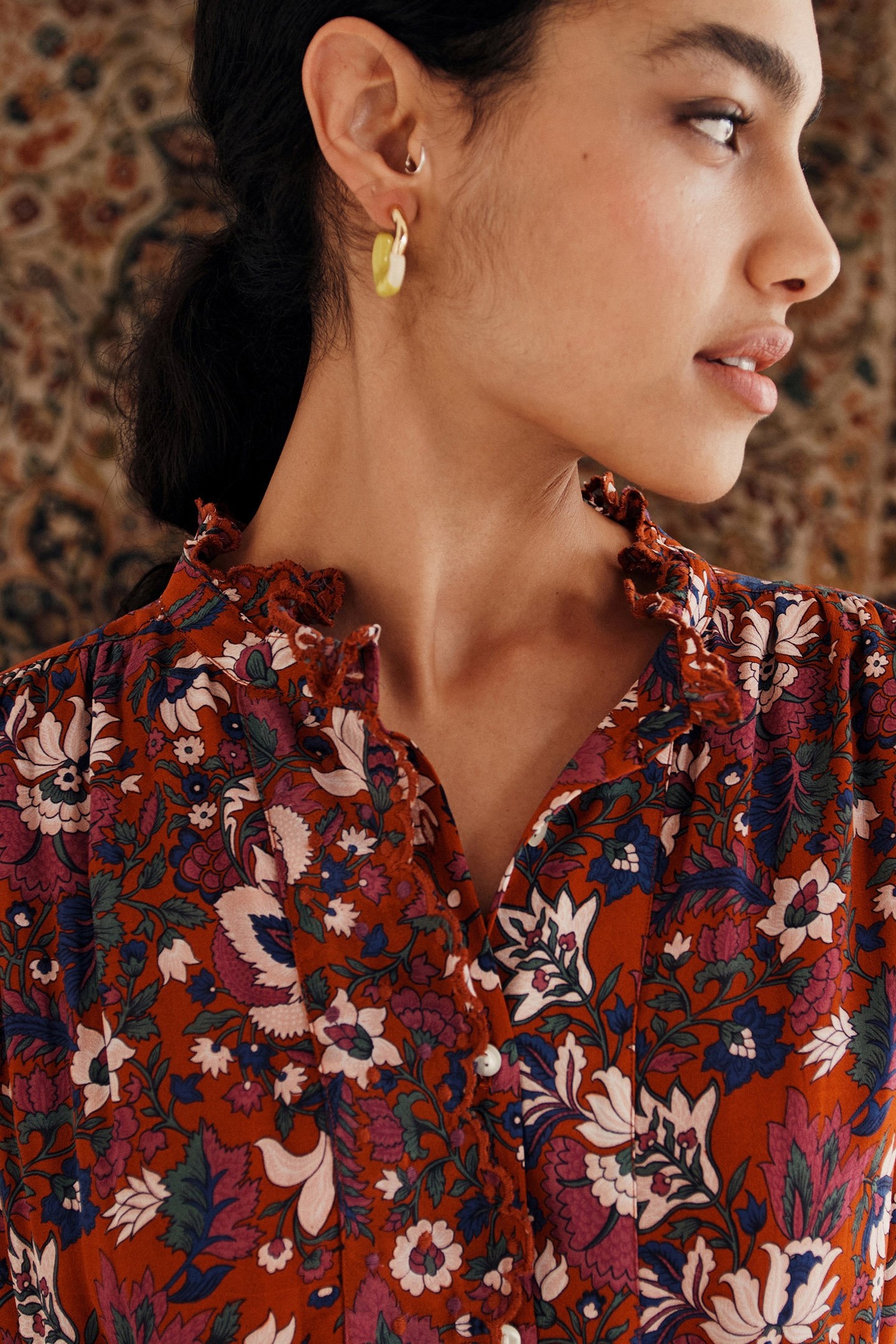 DRESS WARA FOX FLOWERS GUEDRA 4