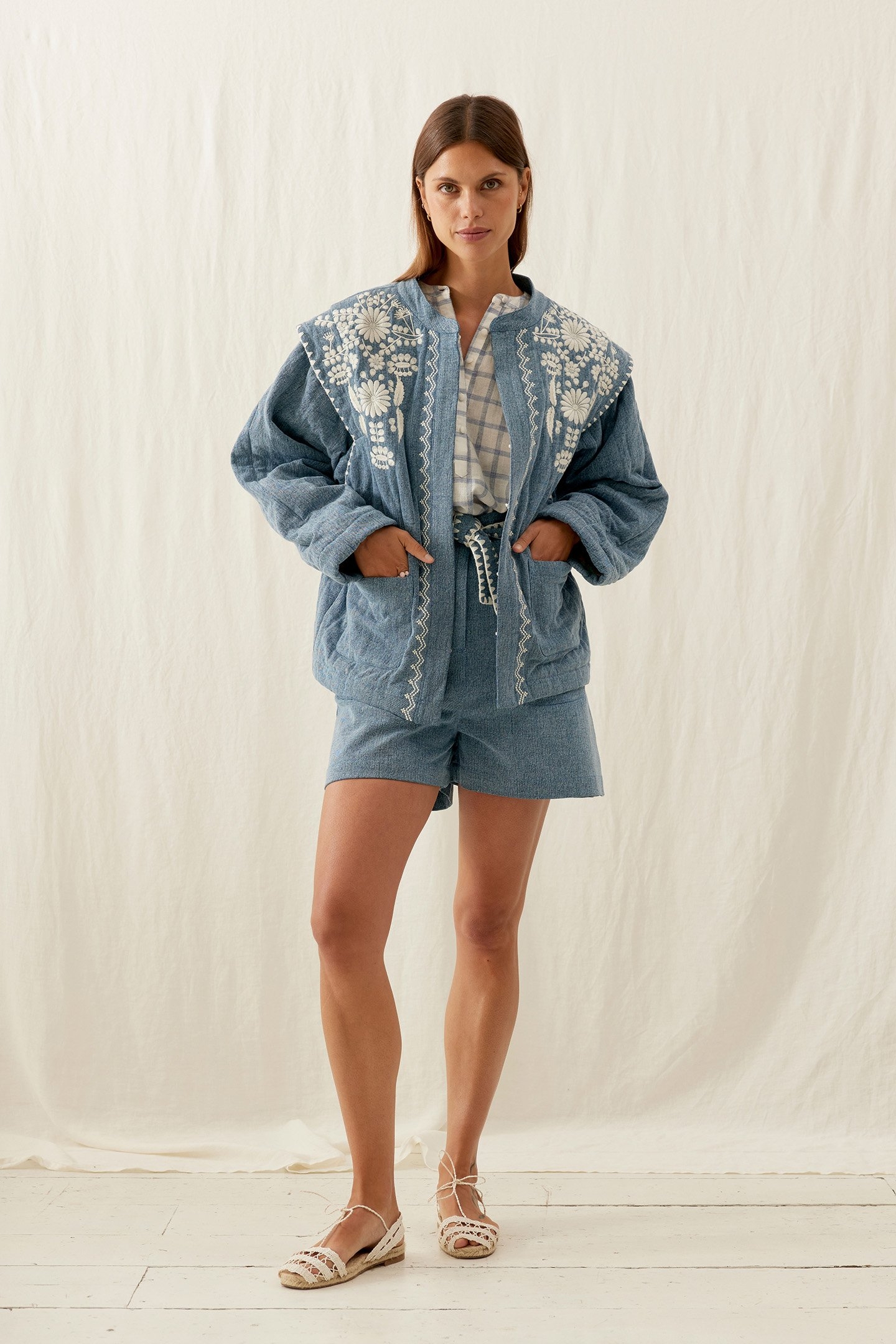 JACKET MAURICE STONE BLUE 1