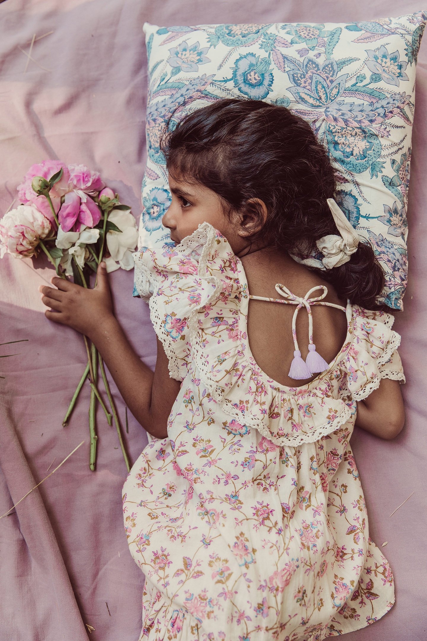 DRESS NATIYA CREAM BUCOLIA FIELDS 2