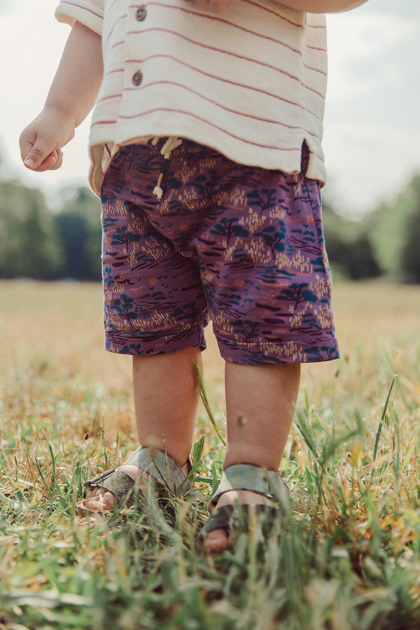 SHORTS ALIKI PURPLE PAST FIELDS 1