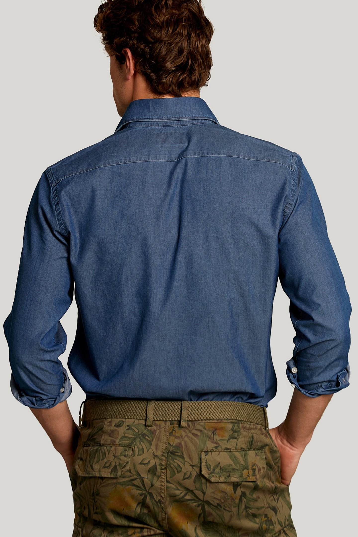 SLIM FIT JEANS SHIRT DARK BLEACH 2