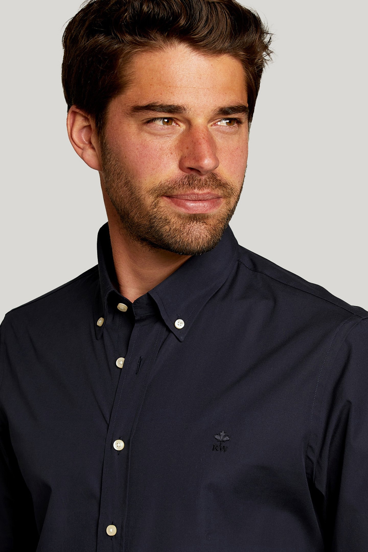 BLUE CUSTOM FIT UNI SHIRT 4