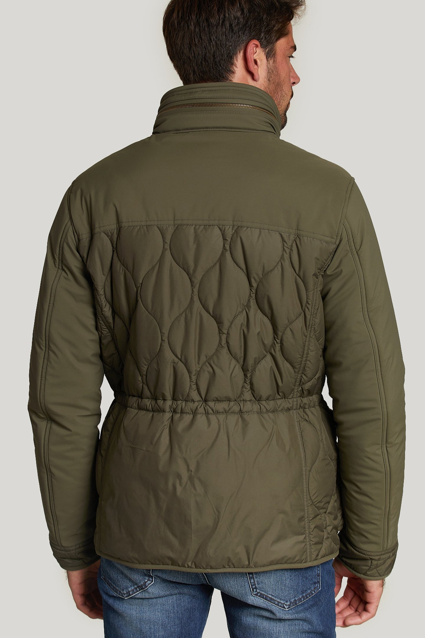 QUILTED JACKET APPLIED POCKETS OLIVERO 2