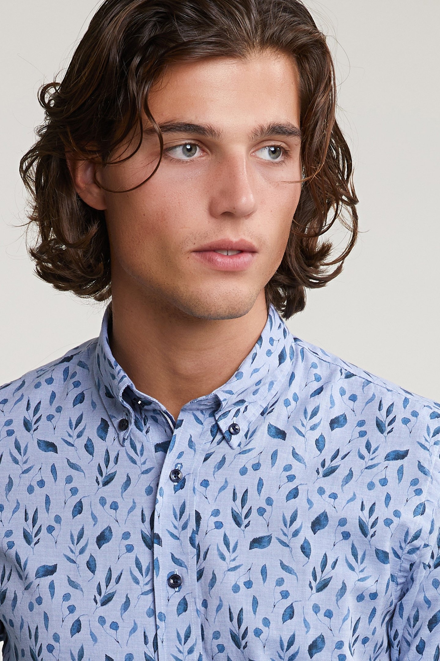 CUSTOM FIT FANTASY SHIRT BLUE 4