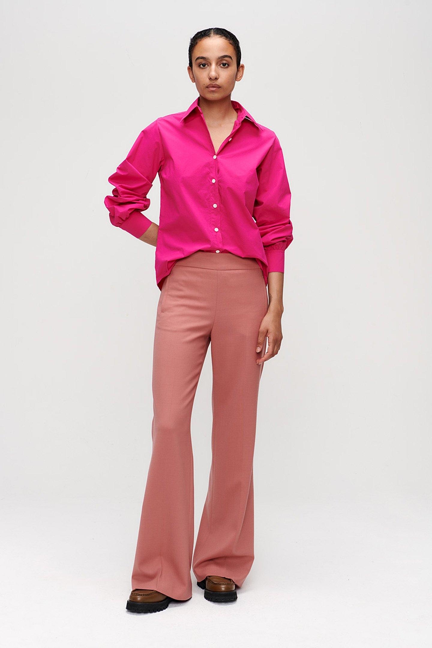 MARGE POPLIN BLOUSE ANEMONE 2