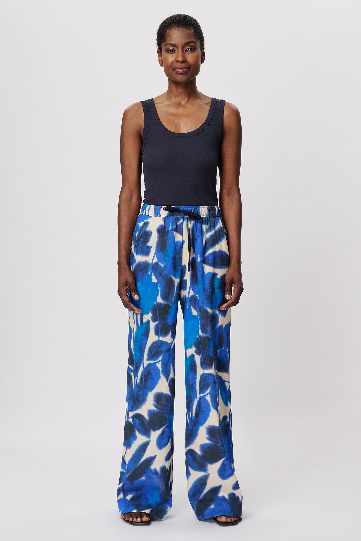 TANK RIB TOP MIDNIGHT BLUE 1