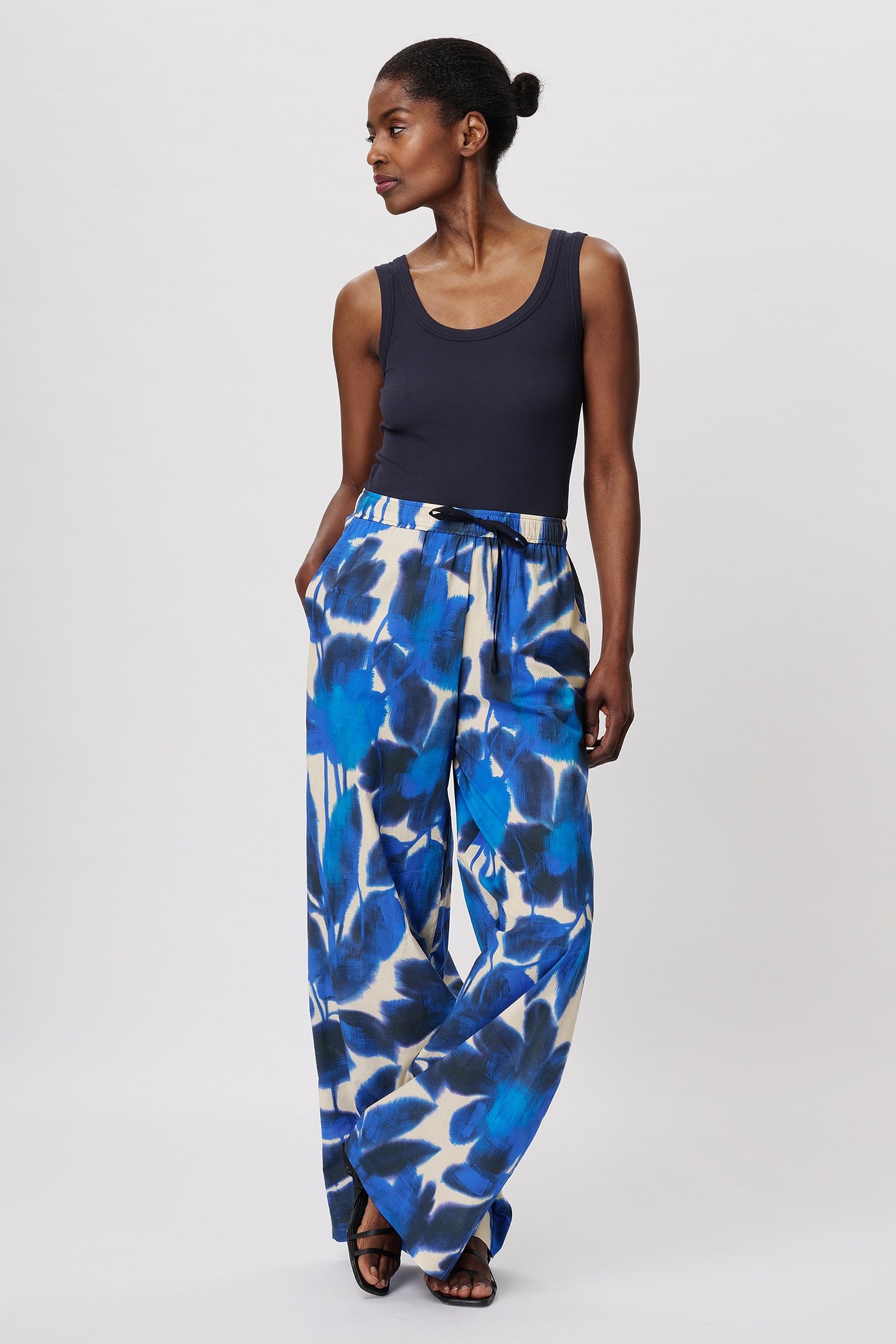 TANK RIB TOP MIDNIGHT BLUE 3