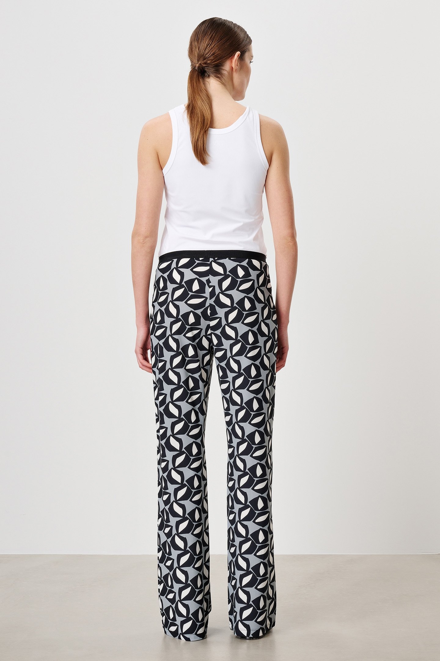 PRINTED ENID PANTS BLACK 2
