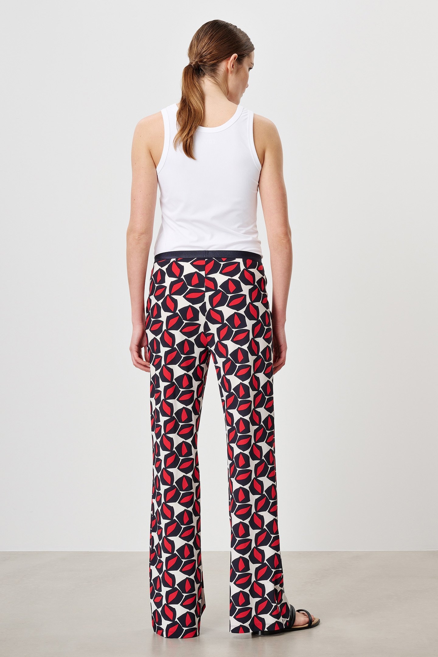 PRINTED ENID PANTS INK BLUE 1