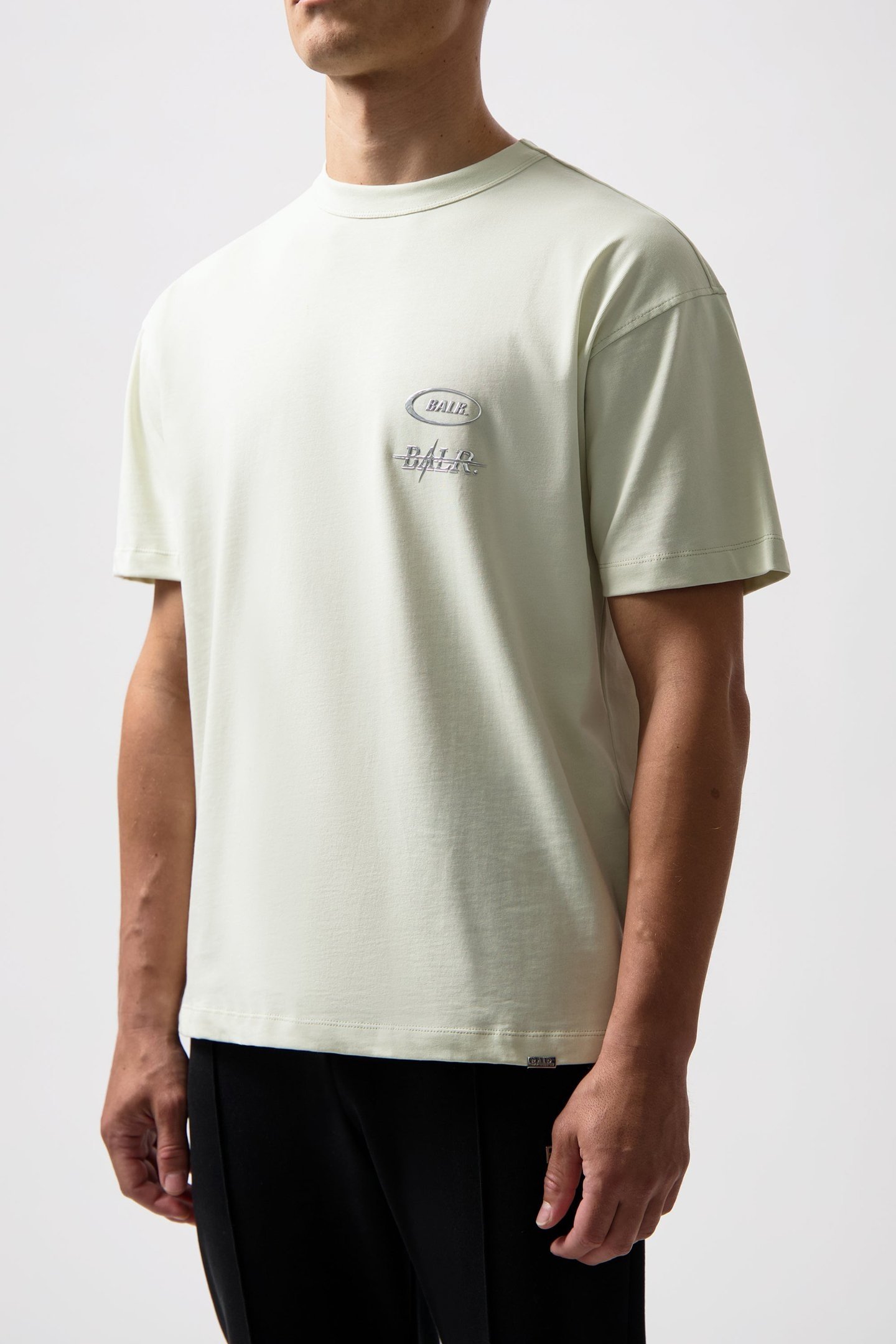 METALLIC BOX T-SHIRT LIGHT BEIGE 1