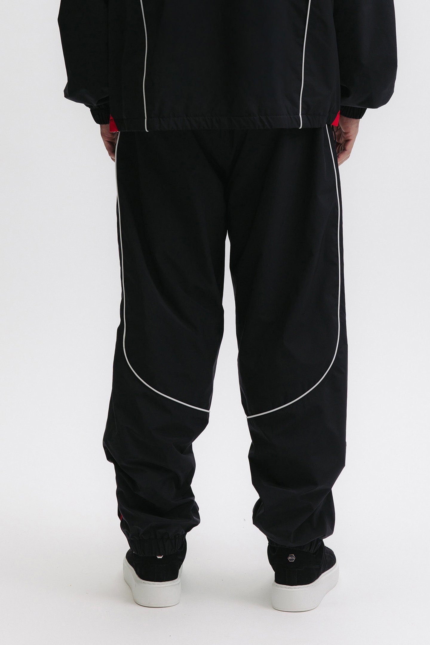 GOTL RELAXED TRACK PANTS JET BLACK 2