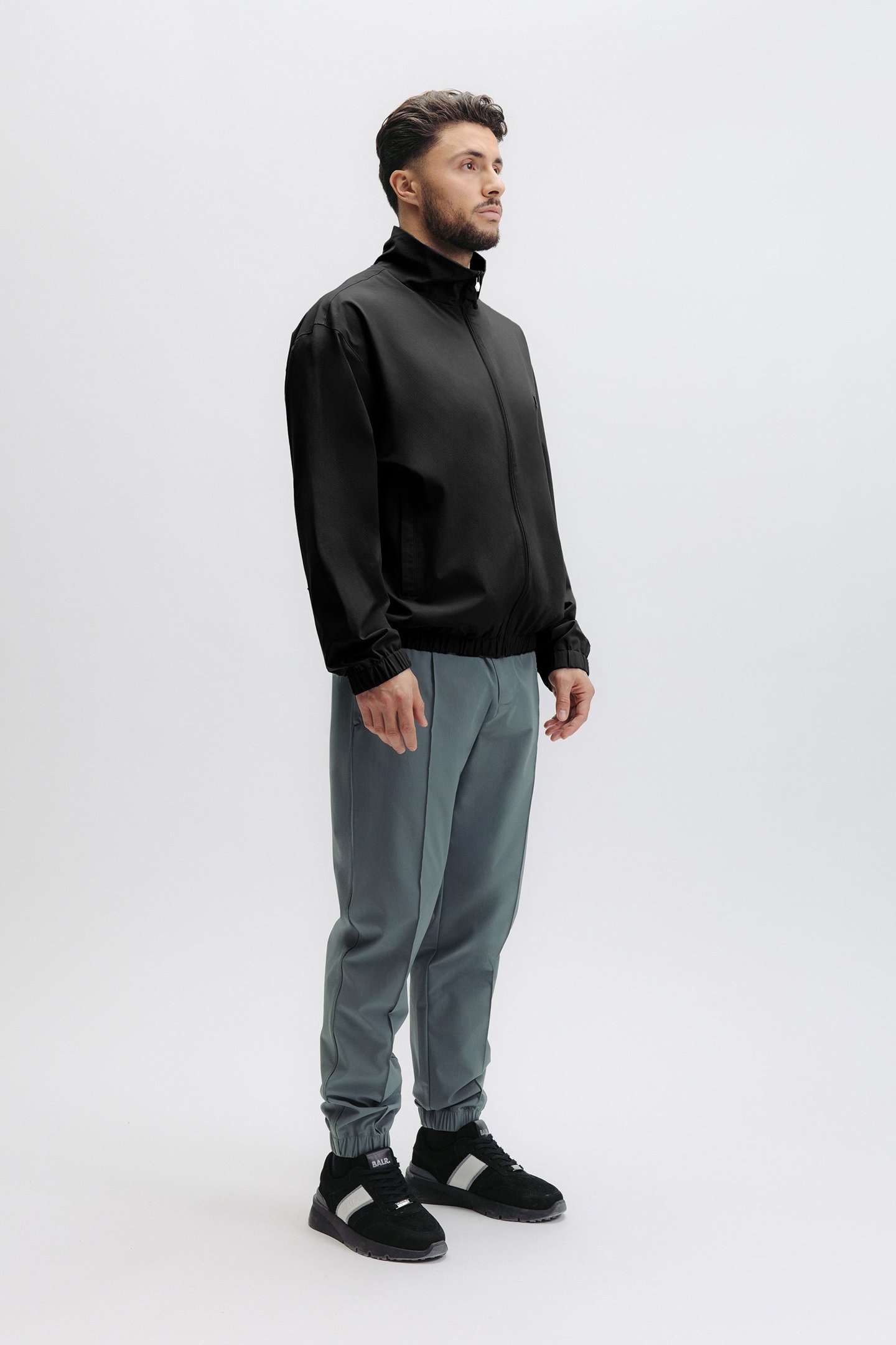 HEX-SERIES BADGE TRACK JACKET JET BLACK 5