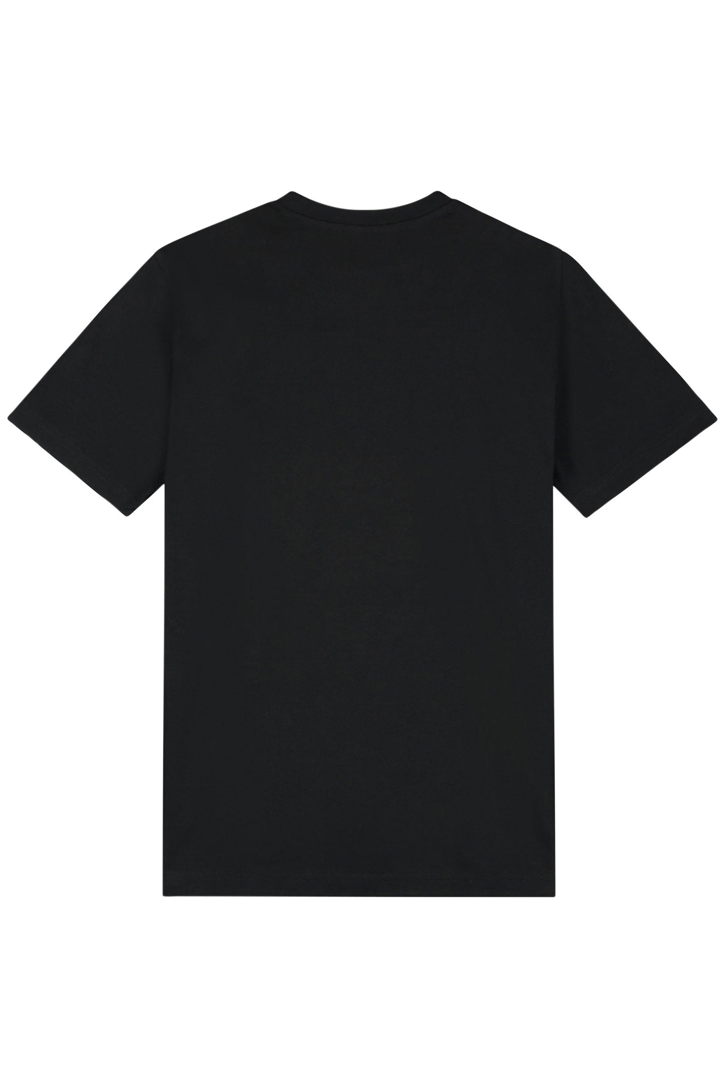 NECKLINE CHEST LOGO T-SHIRT JET BLACK 2