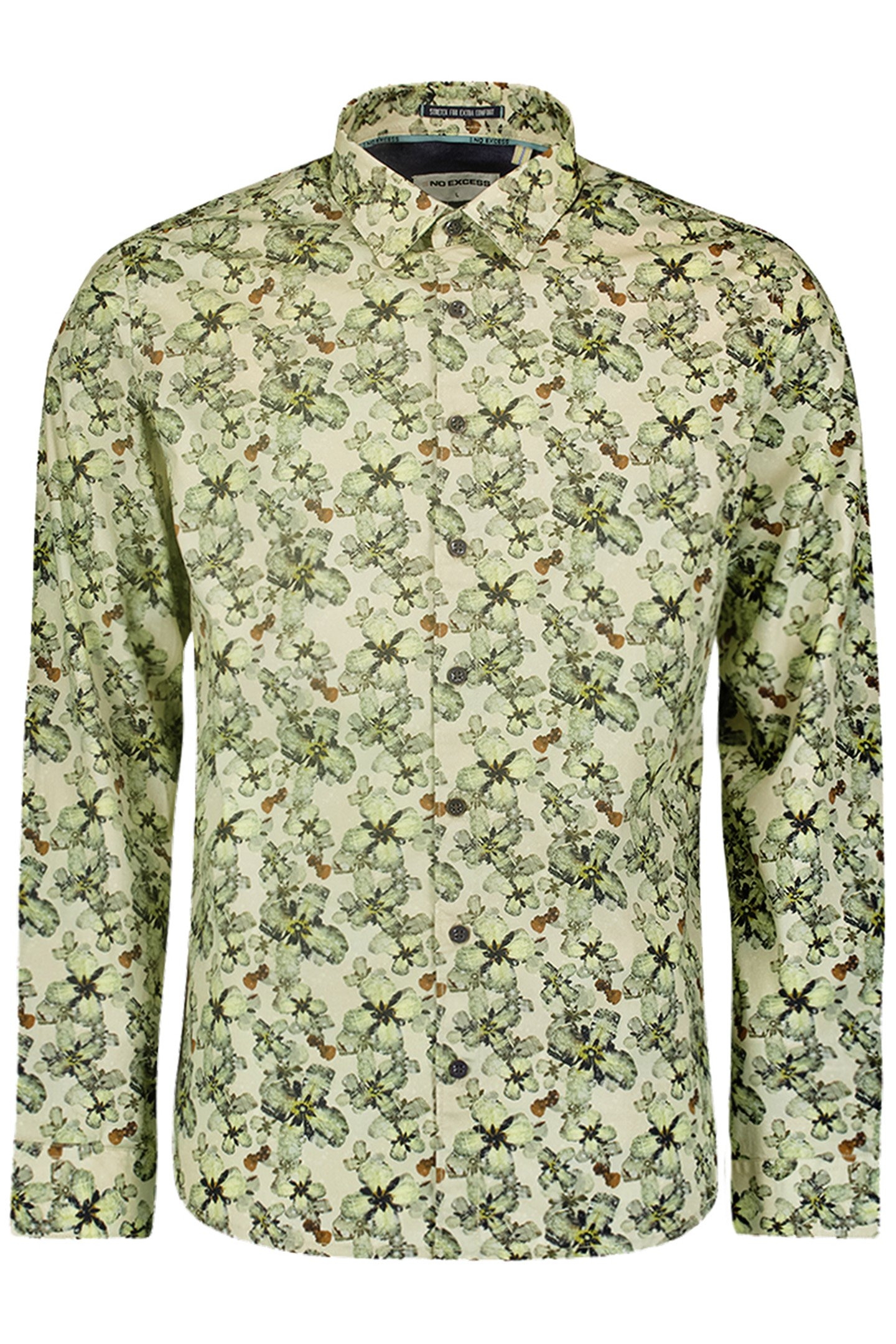 SHIRT STRETCH ALLOVER PRINTED CEMENT 4