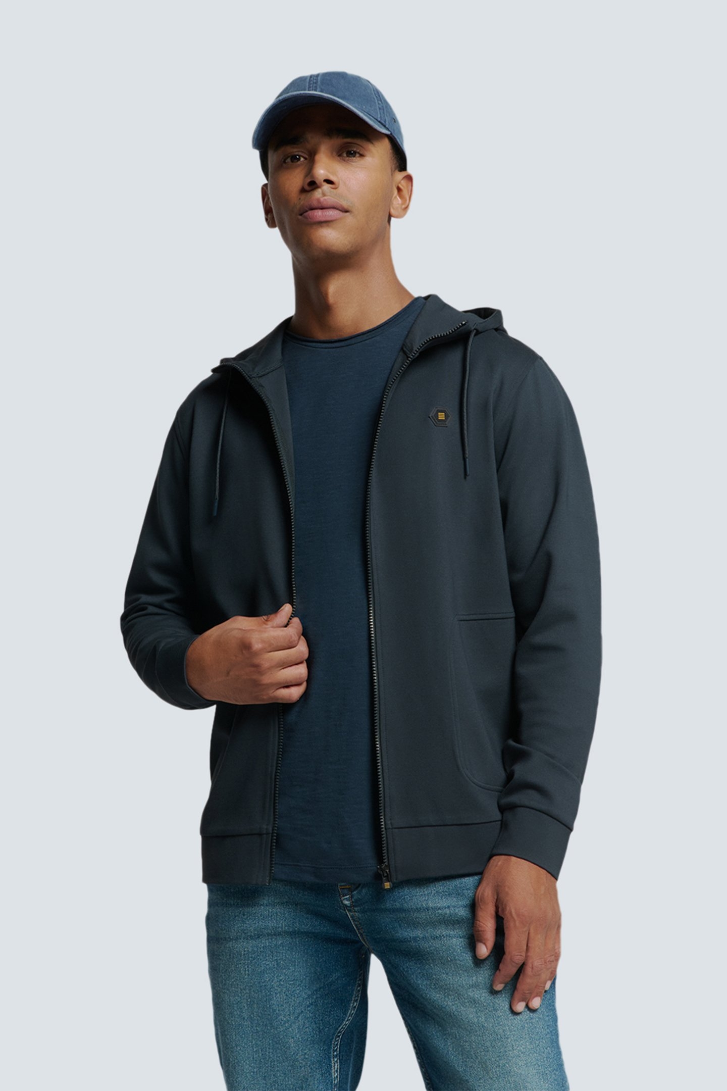 SWEATER FULL ZIPPER HOODED NIGHT 1