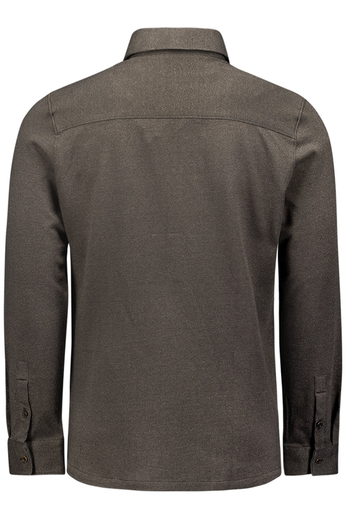 SHIRT JERSEY MELANGE STRETCH BROWN 2