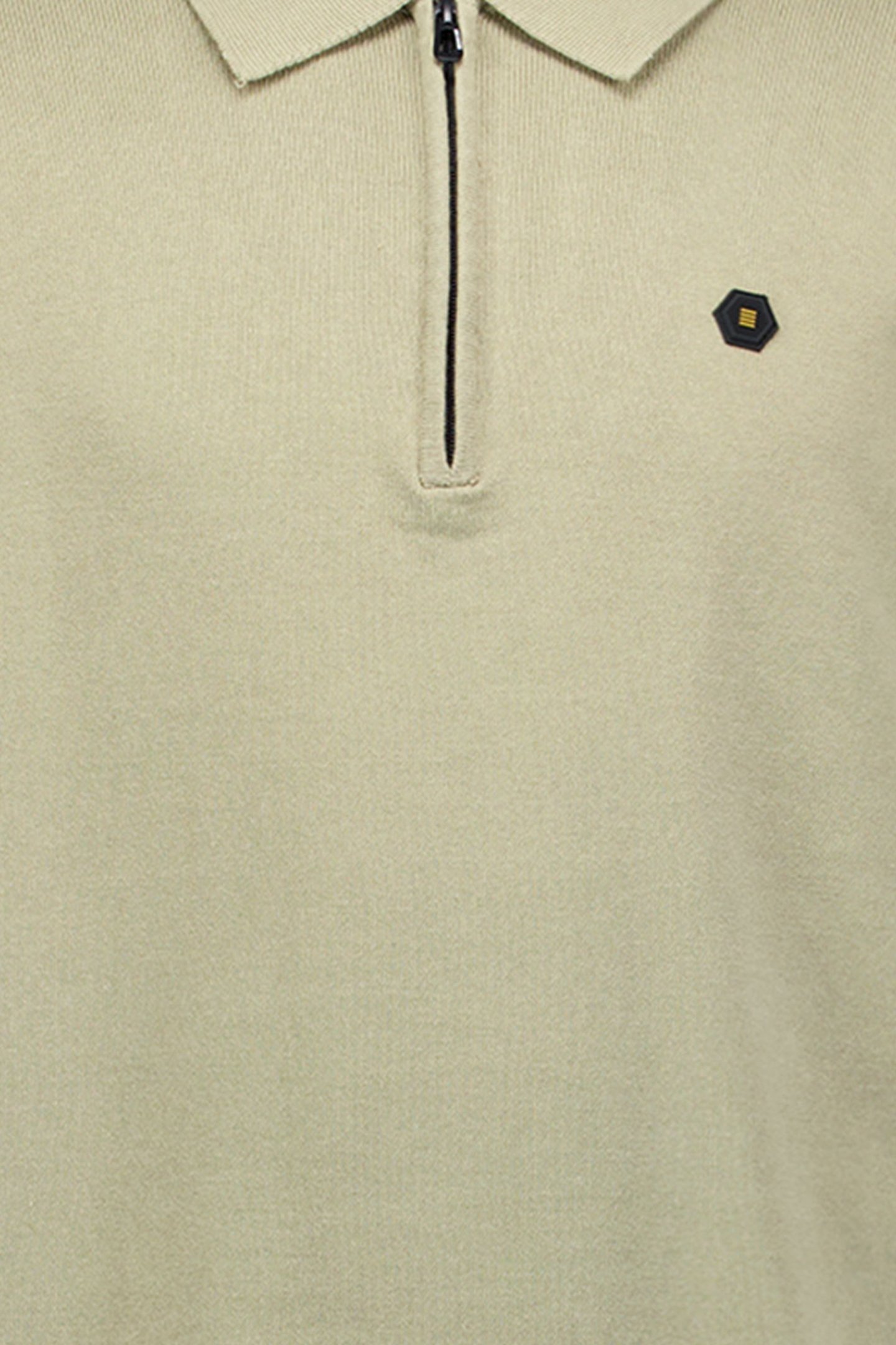 PULLOVER POLO HALF ZIPPER SOLID KNIT SMOKE 3