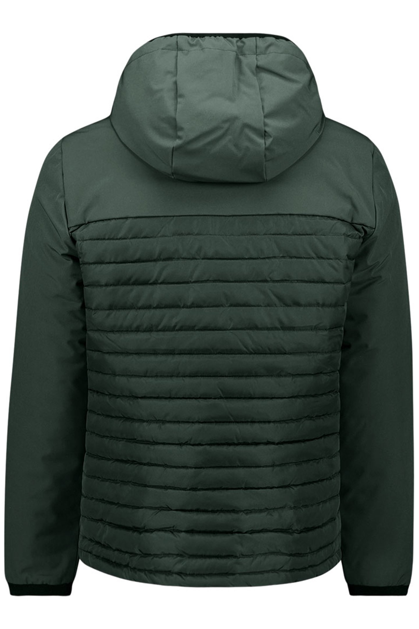 JACKET SHORT FIT HOODED PADDED DARK STEEL 2