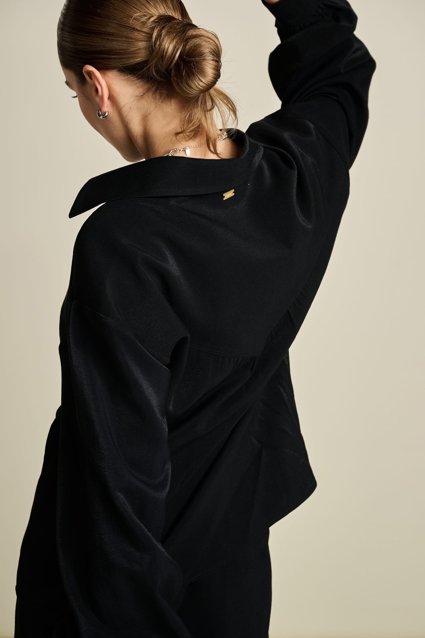 BLOUSE - VIOLET SHIMMER BLACK 6