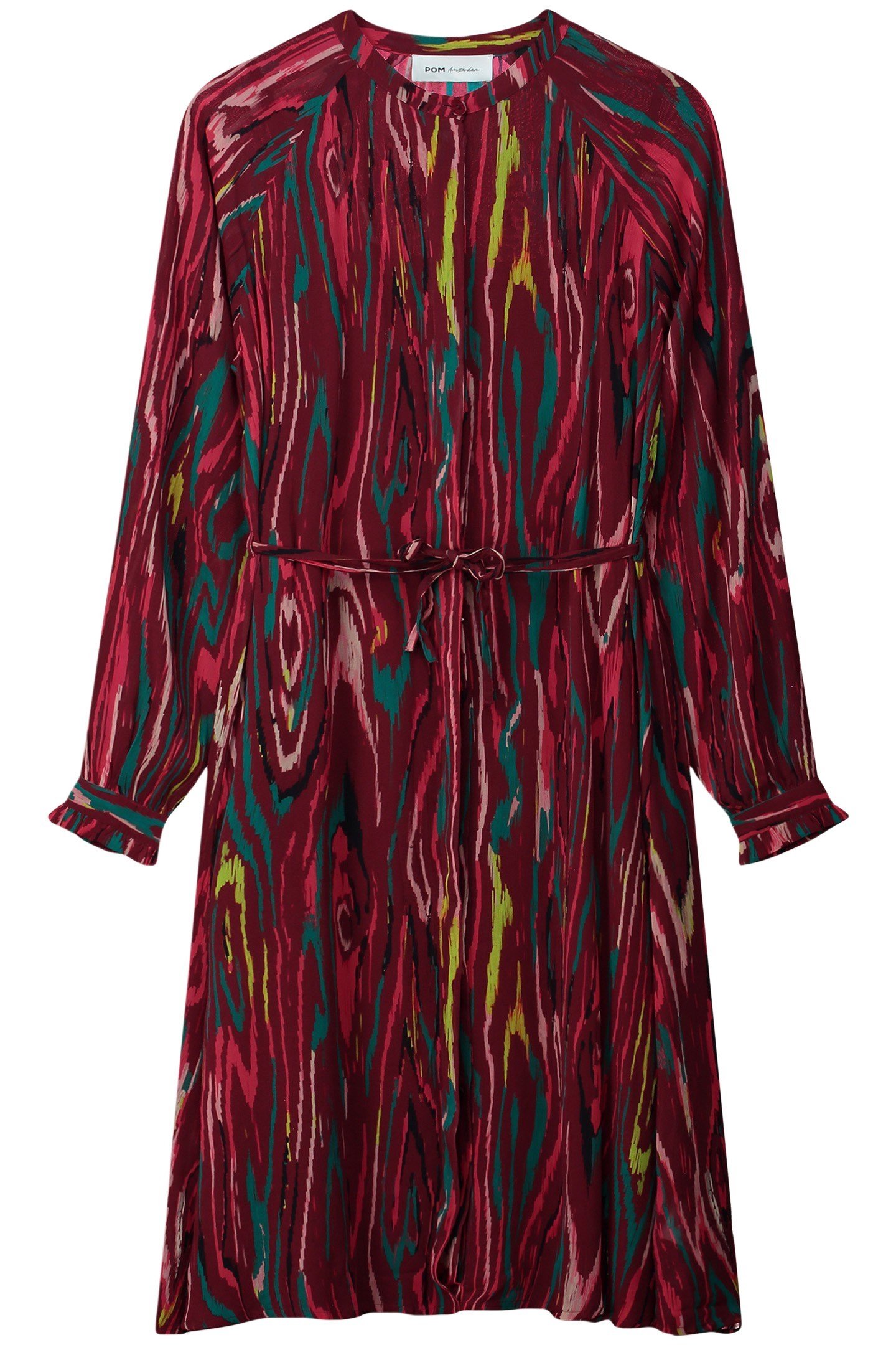 DRESS - WOODY BURGUNDY RED 3