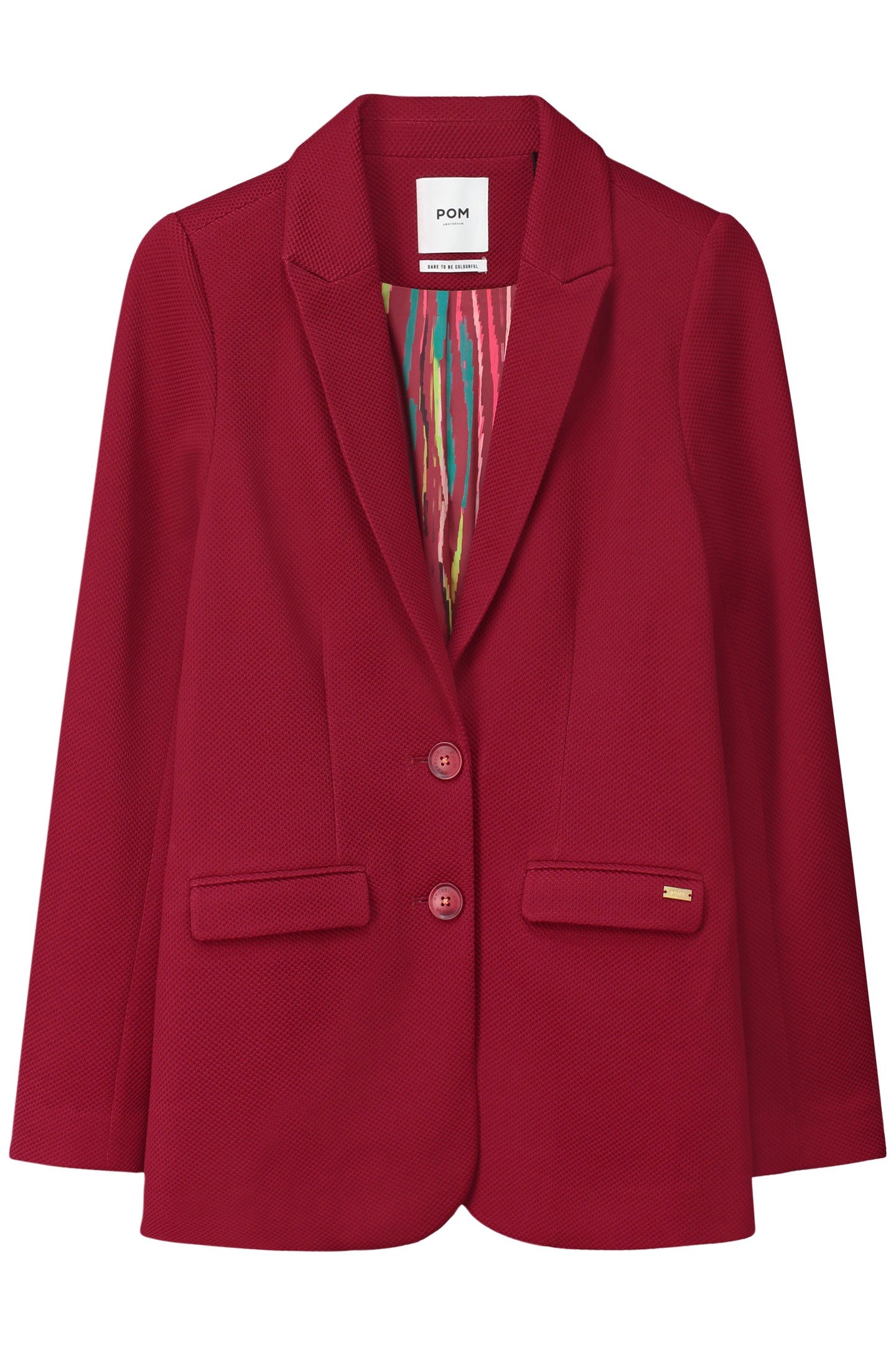 BLAZER - BURGUNDY RED 4