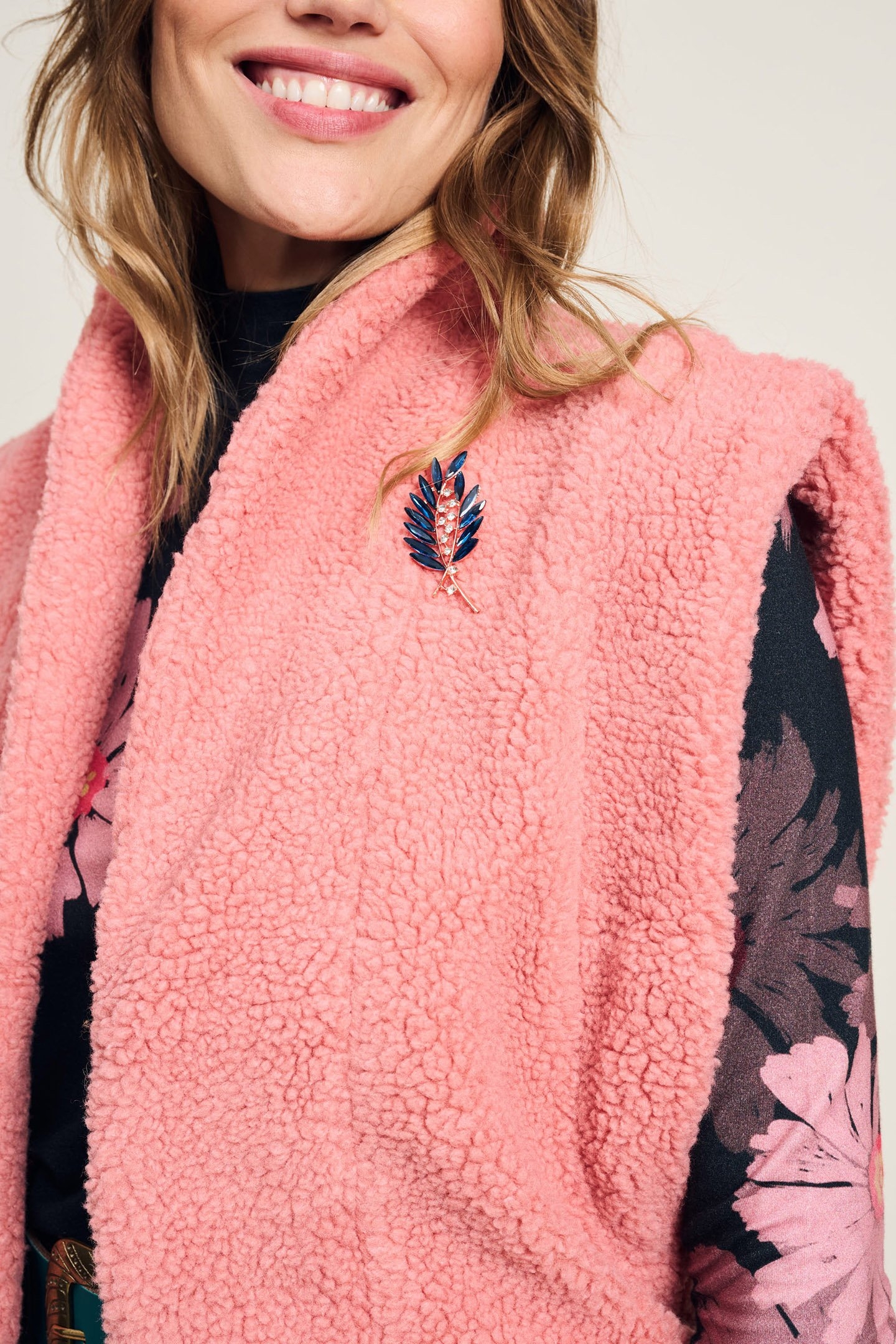 GILET - TEDDY DUSTY PINK 5