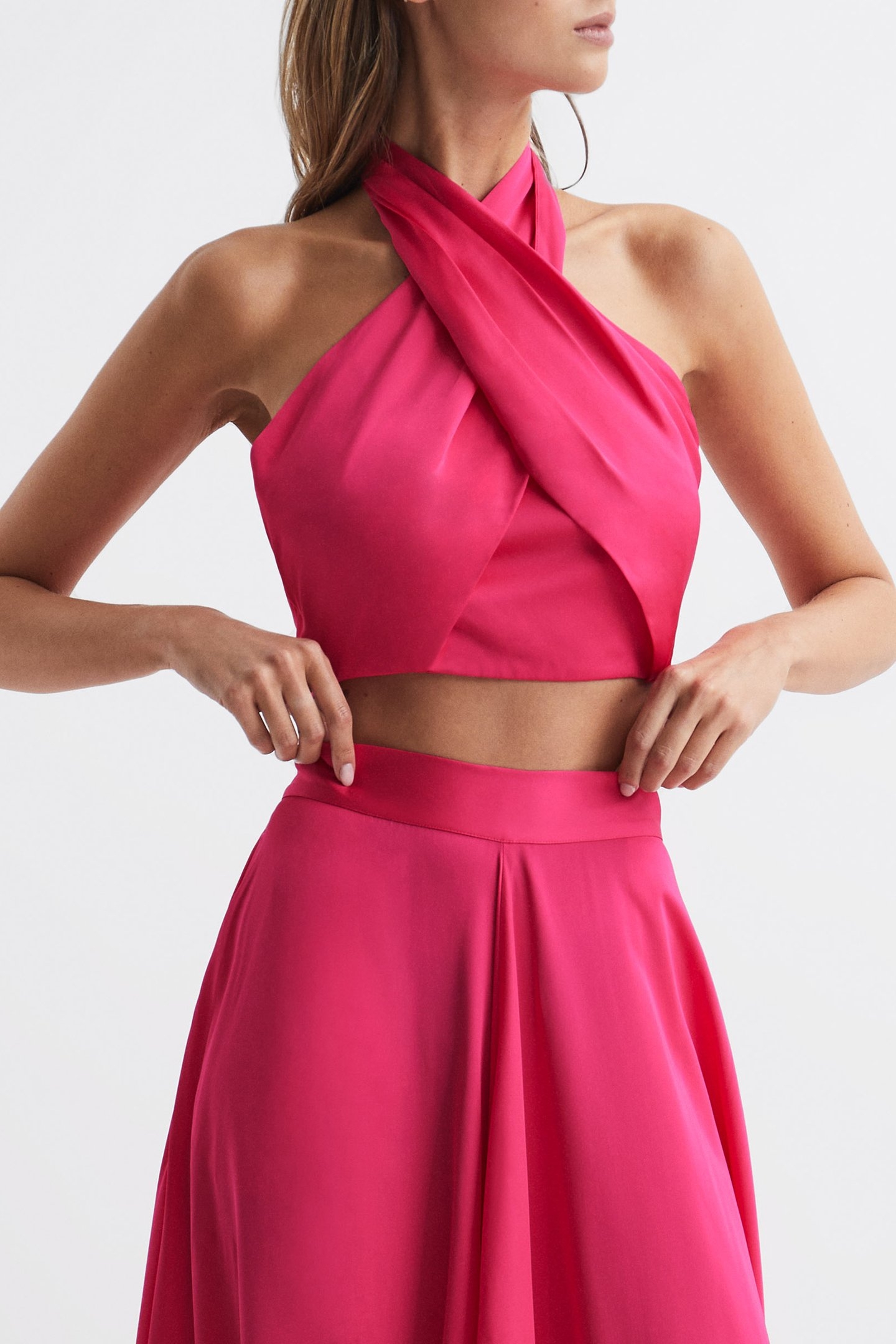 RUBY-HALTER OCCASION TOP PINK 5