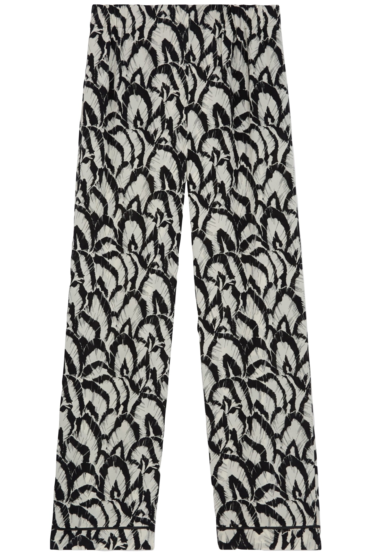 ELASTIC WAIST PANTS WITH BACK POCKET DETAIL 4