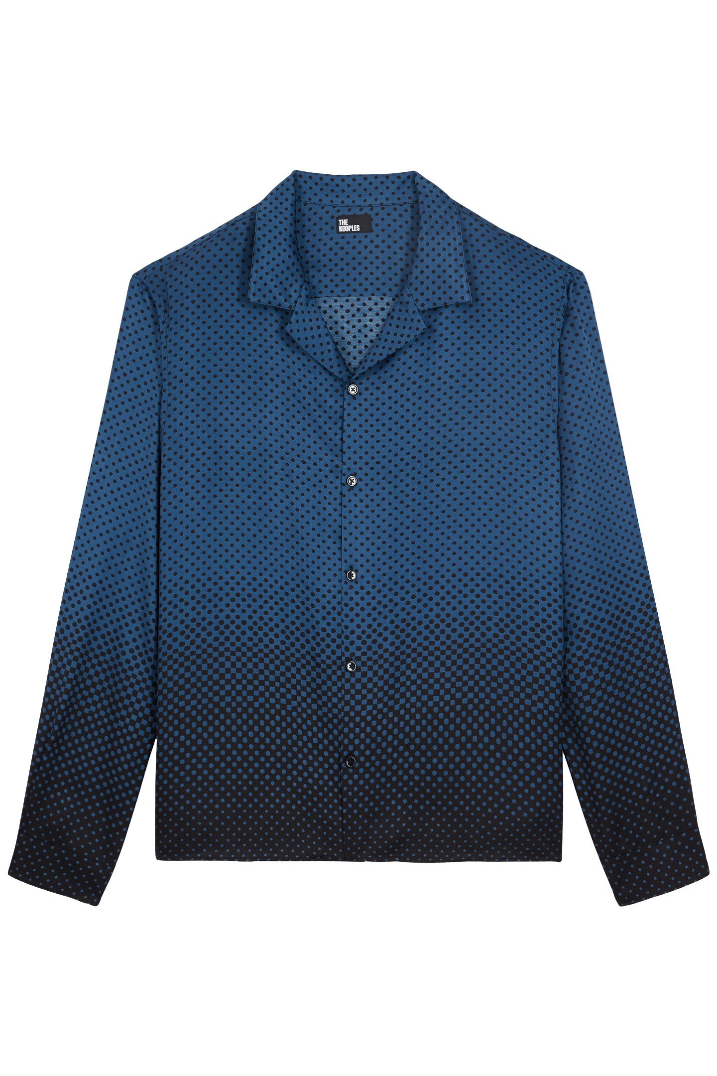 LONG SLEEVE SHIRT BLUE BLACK 1