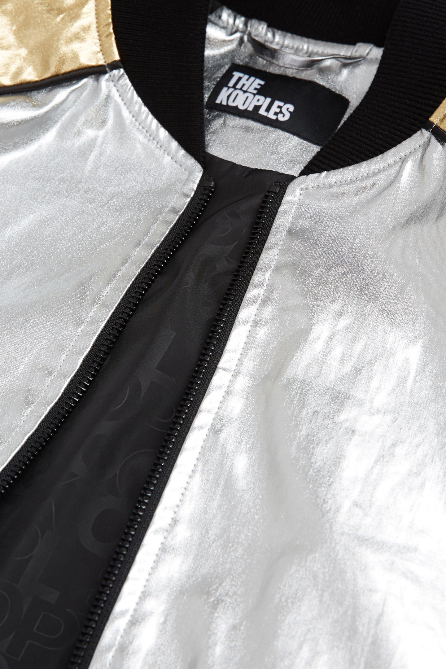 BLOUSON BICOLOR GOLD SILVER SILVER/GOLD 2