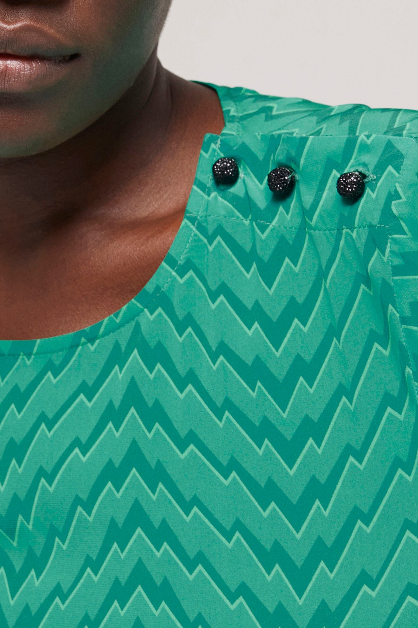 TOP SLEEVES LONGUES PRINT ZIG ZAG GREEN 6