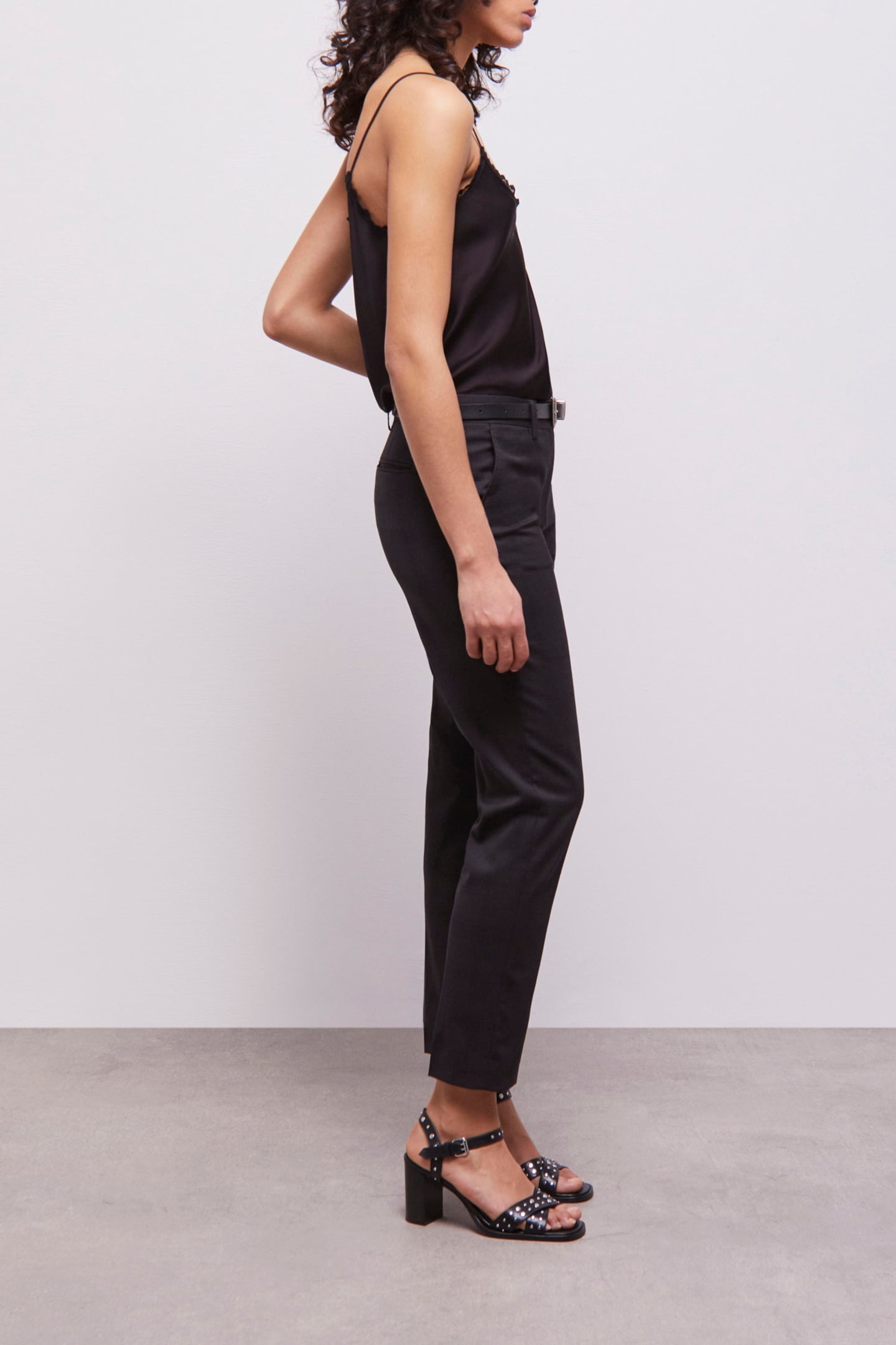 PRINCE OF WALES TAILORED FIT PANTS BLACK 4