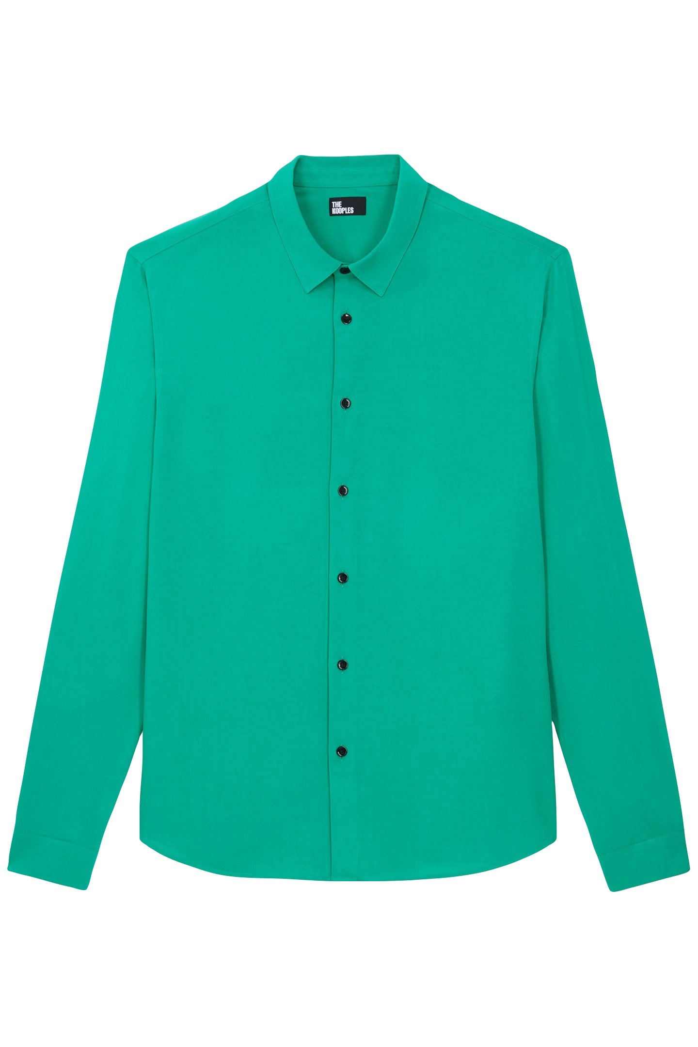 LONG-SLEEVED SHIRT WITH CLASSIC COLLAR GREEN 4