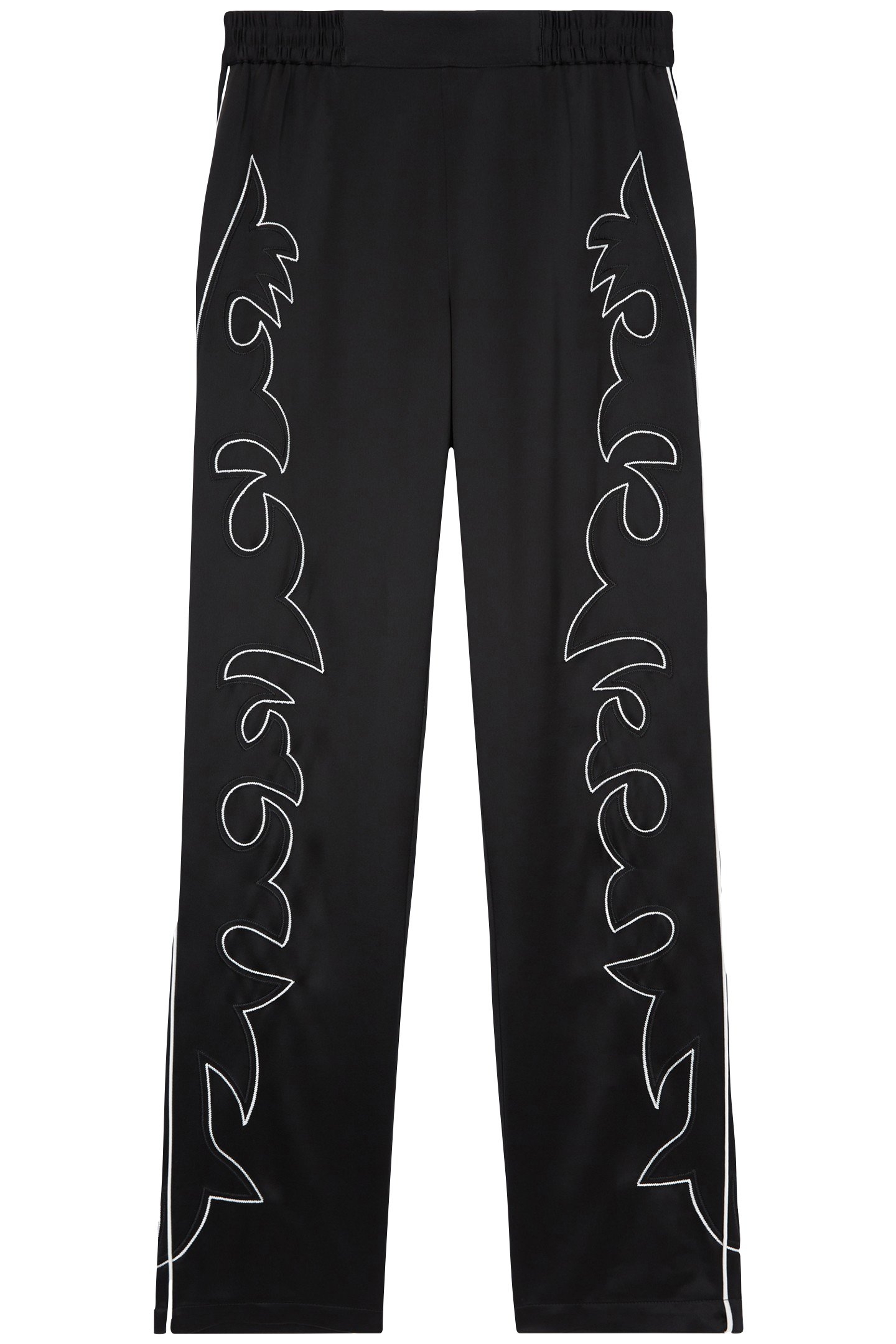 PANTS WITH ELASTICATED WAIST BLACK 3