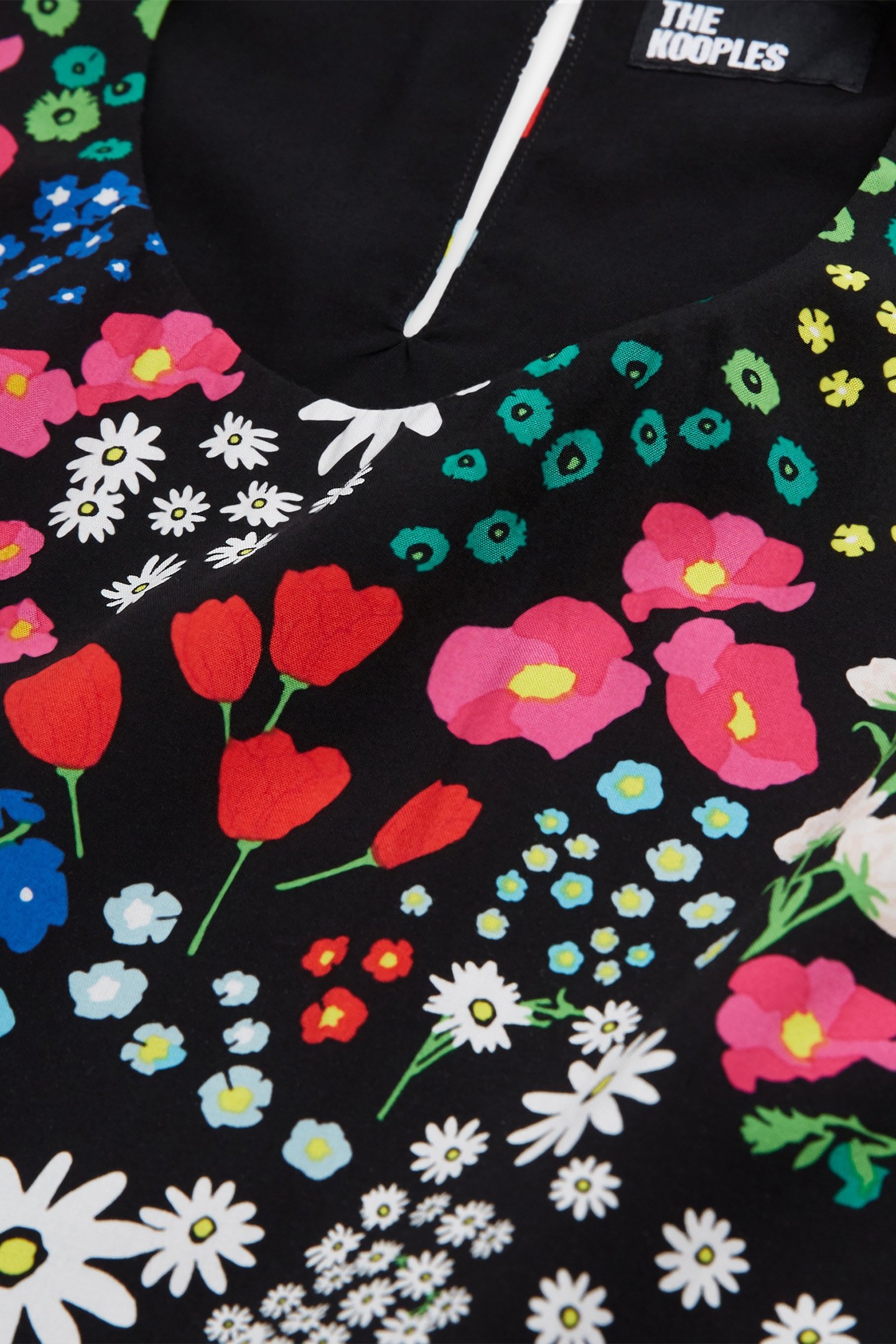 OPEN BACK LONG DRESS WITH SHORT SLEEVES MULTICOLOR 7