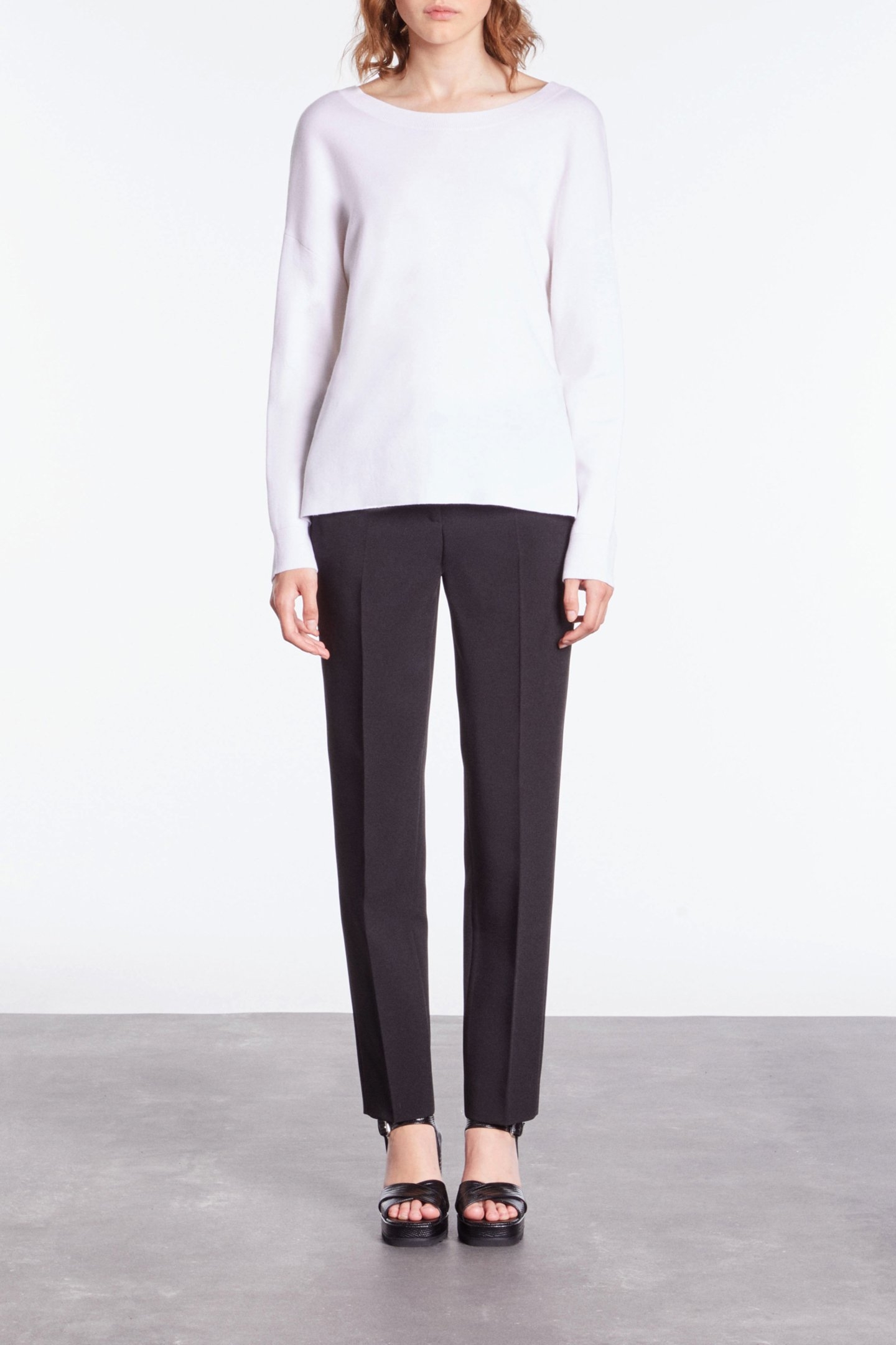 SWEATER WITH FAKE BUTTONS ON THE BACK ECRU 3