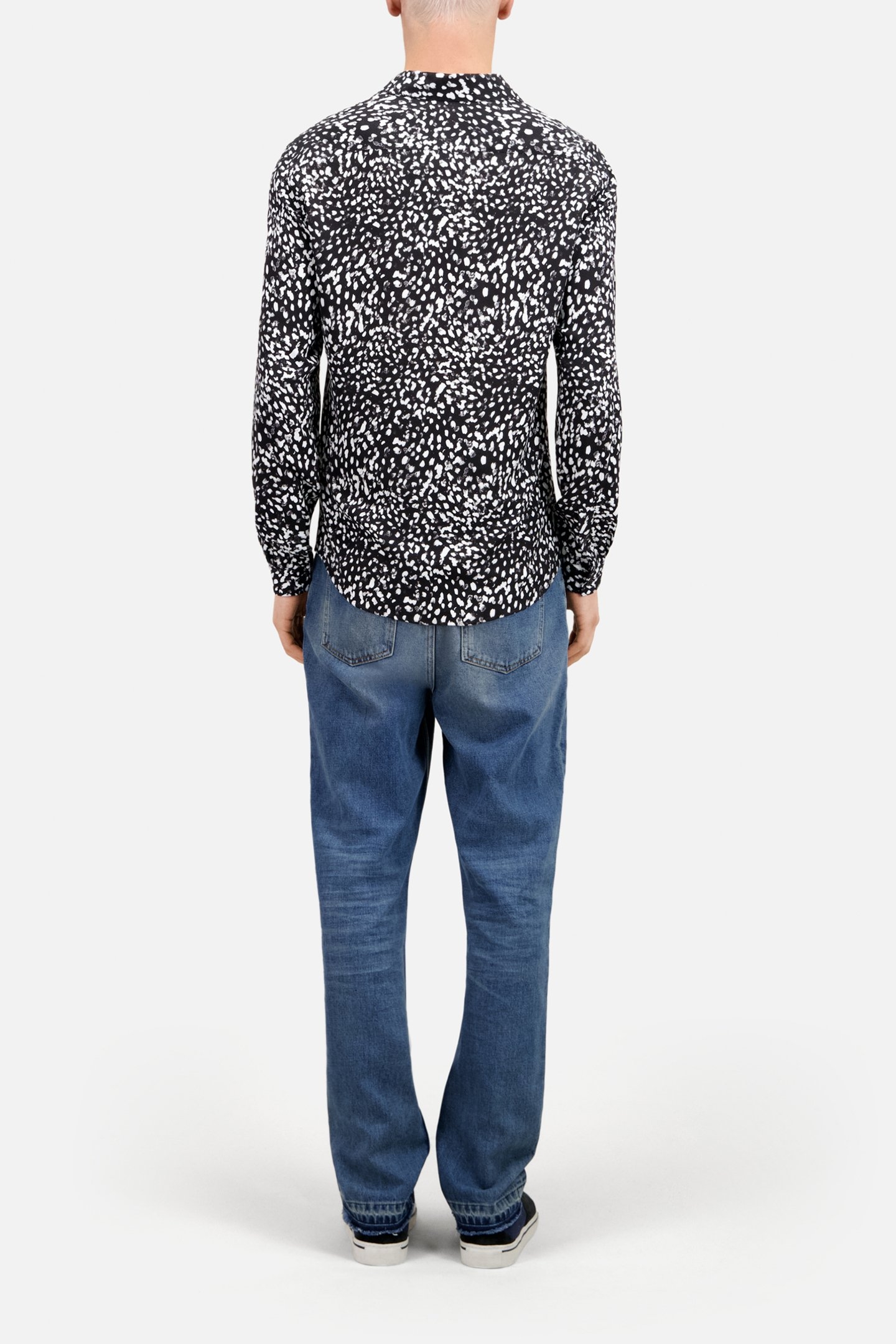 LONG SLEEVE SHIRT BLACK WHITE 3