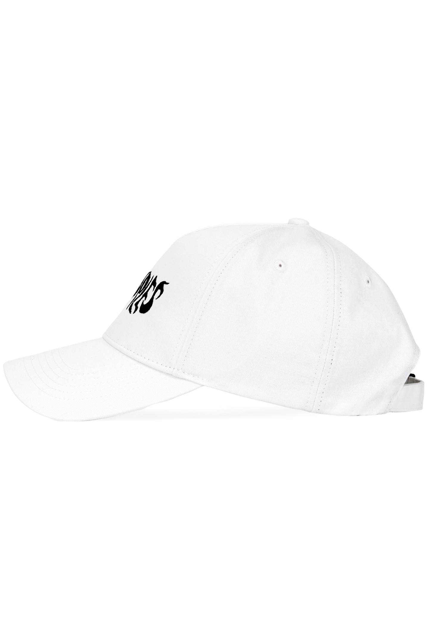 COTTON CAP WITH EMBROIDERED LOGO WHITE 4