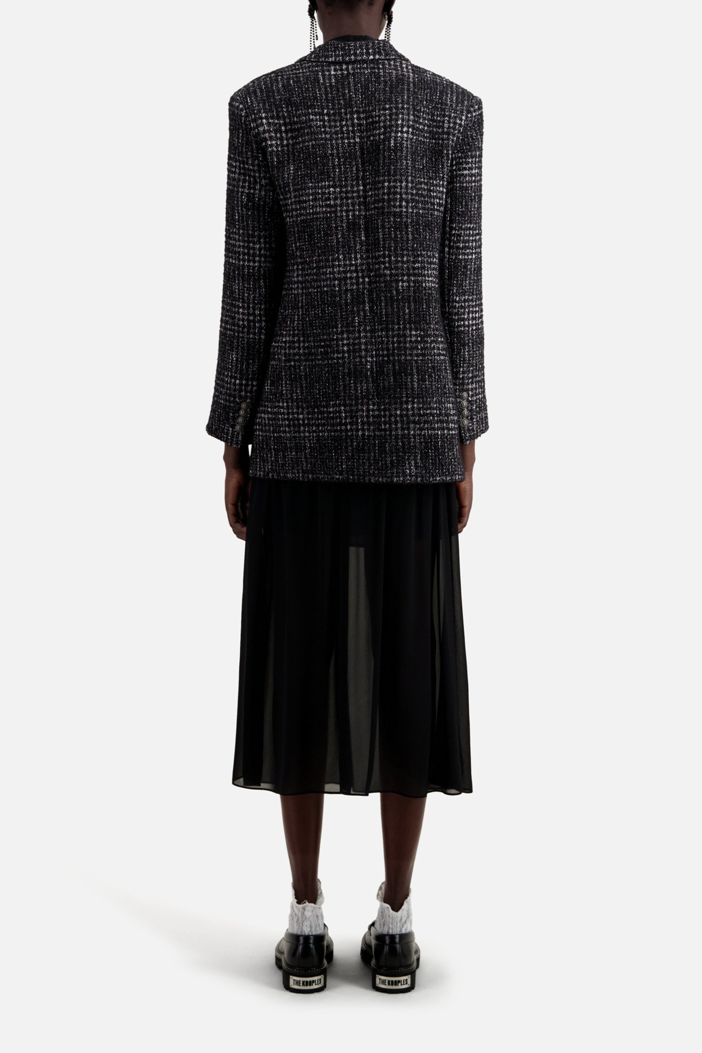 SUIT JACKET ONLY BLACK WHITE 3