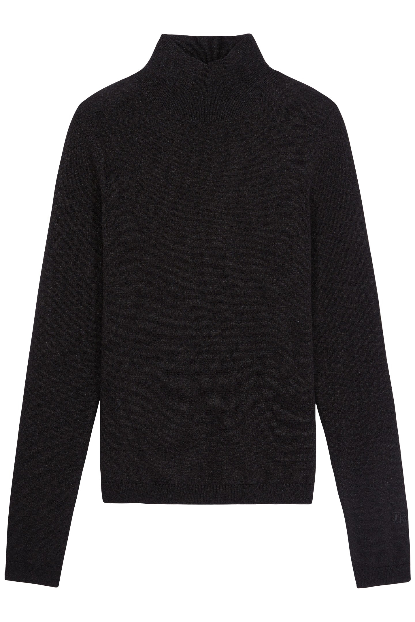 LUREX TURTLENECK SWEATER BLACK 1