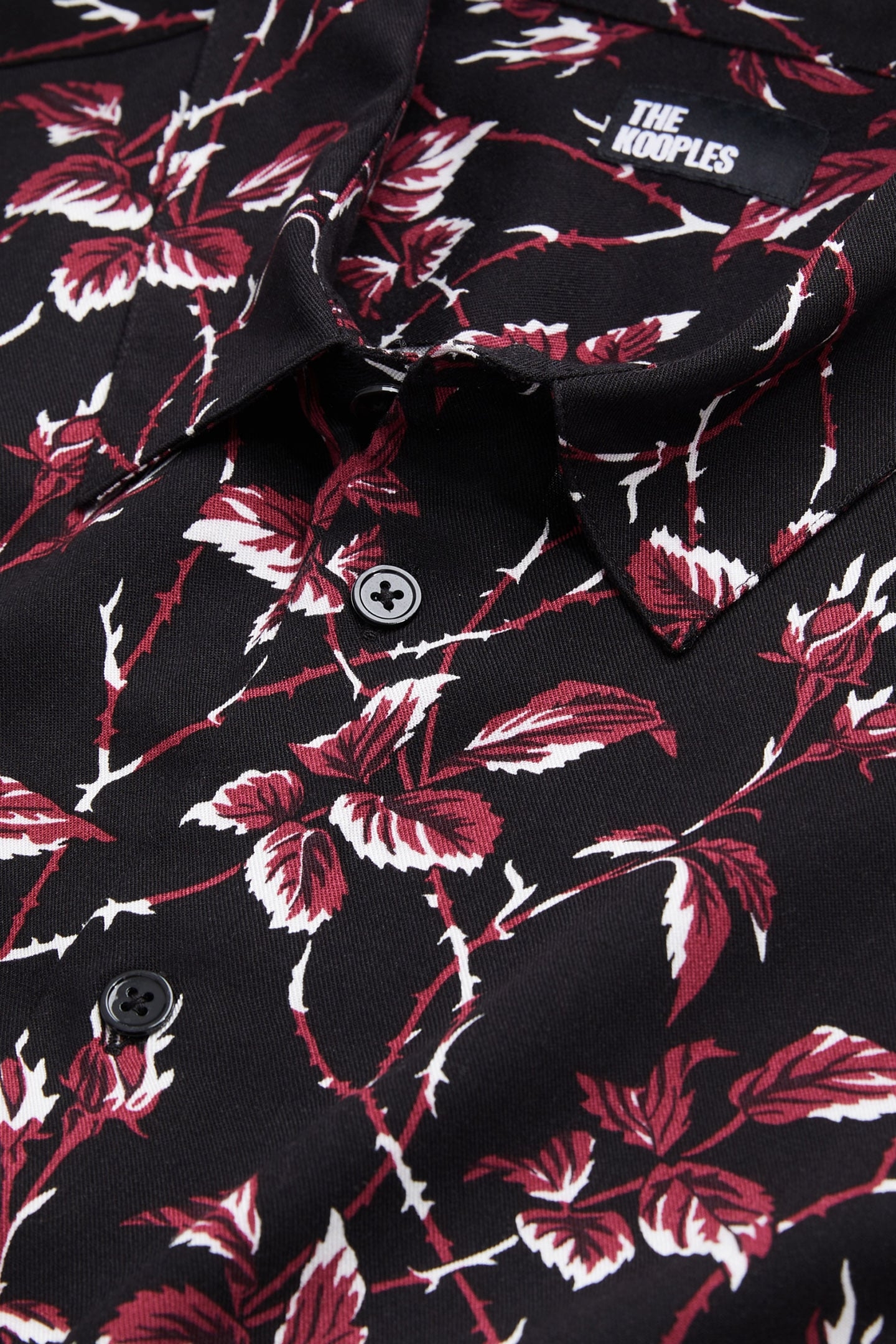 LONG SLEEVE SHIRT BLACK-BURGUNDY 6